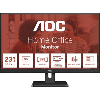 AOC LED VA 23,8" 24E3UM, HDMI, DP, zvuč., USB-0
