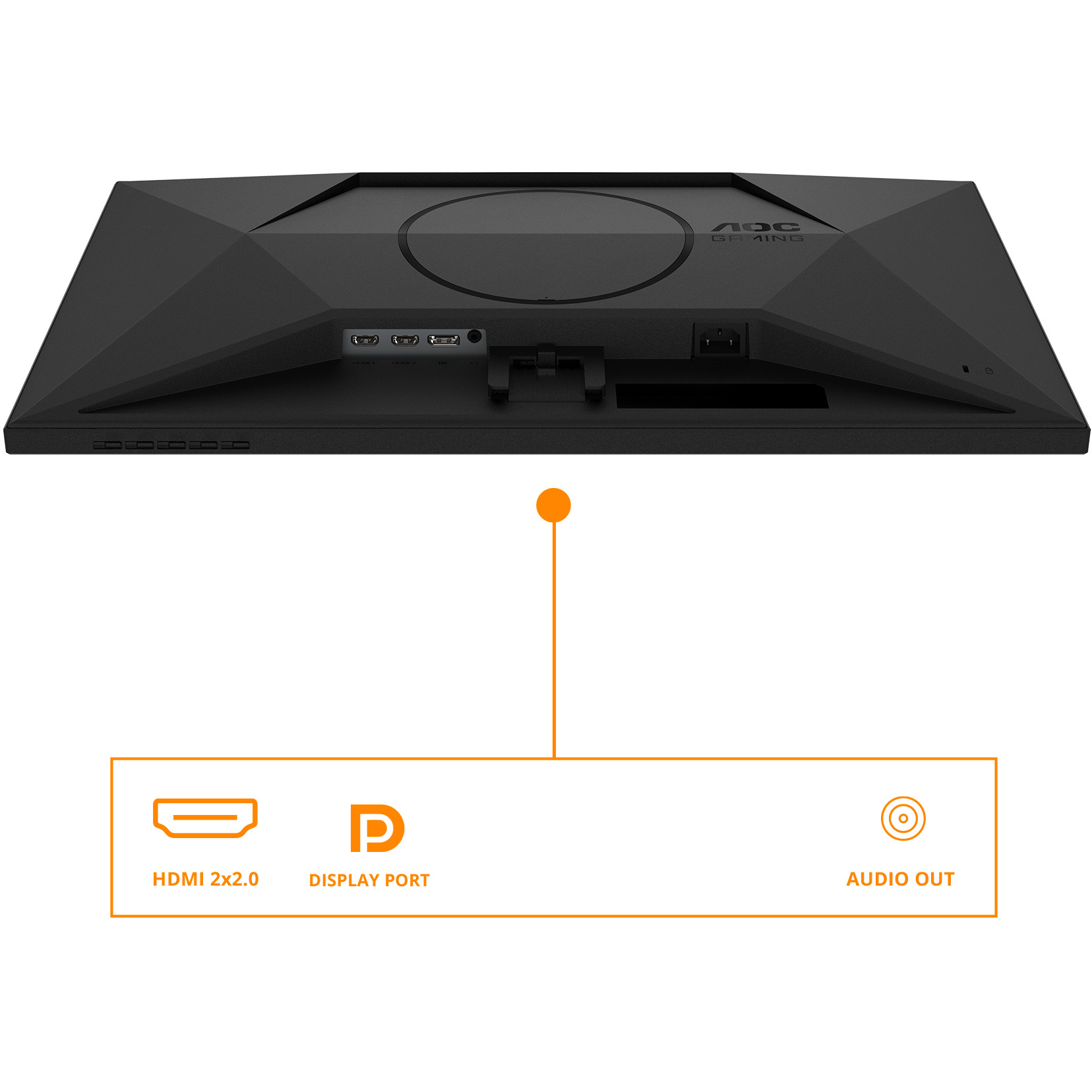 Gaming monitor AOC 24G4X, 24", DP, 2xHDMI, HAS, 180Hz-12