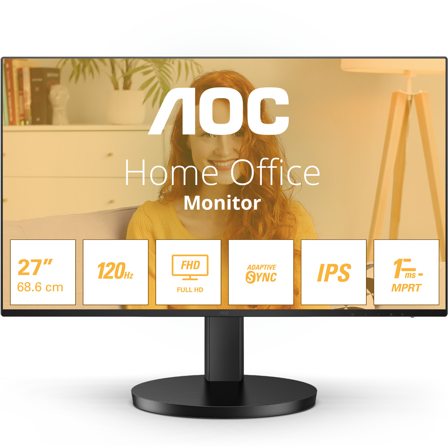 Monitor AOC 27B3HA2 (27" IPS, 100Hz, 1920x1080 FHD) crni-9