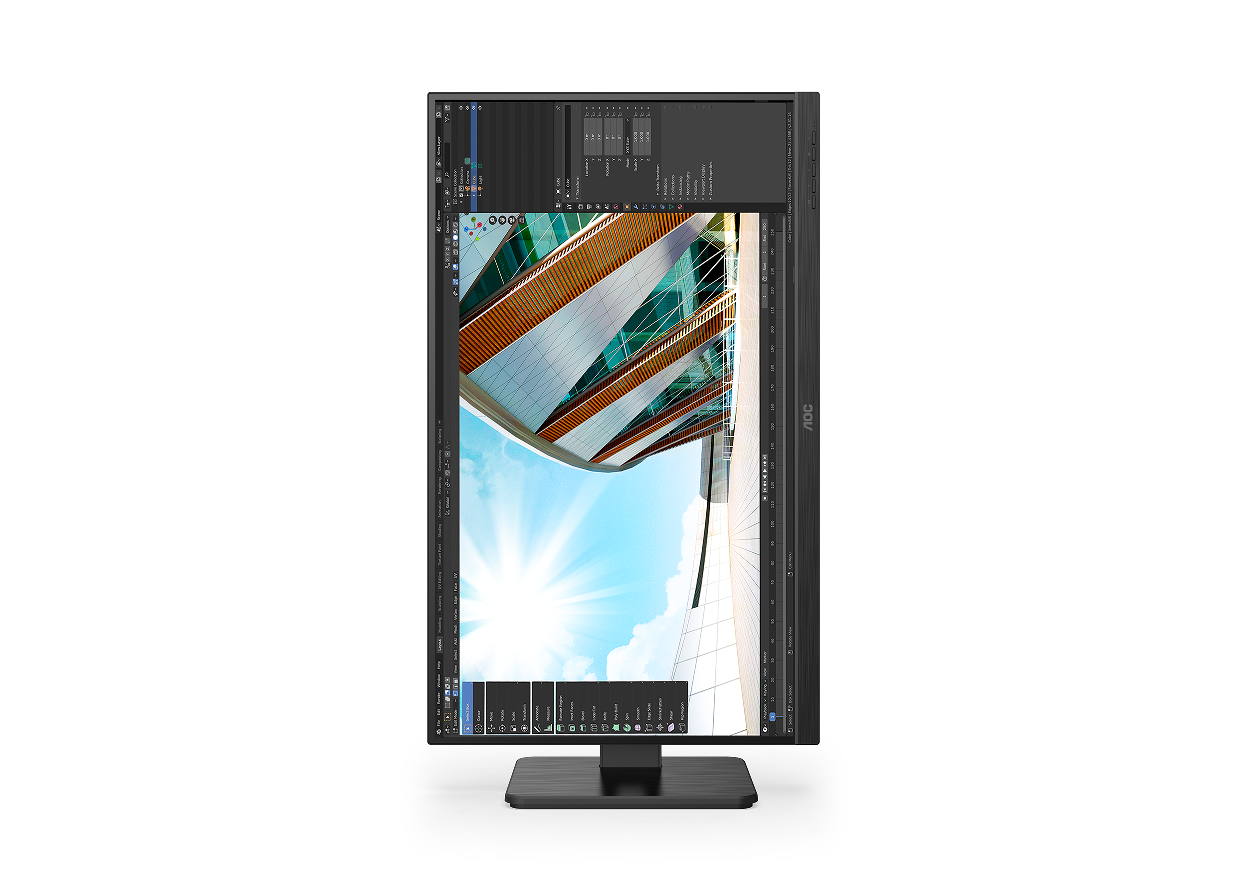 Monitor AOC Q27P2Q (27" IPS, 75Hz, 2560x1440 QHD) crni-2