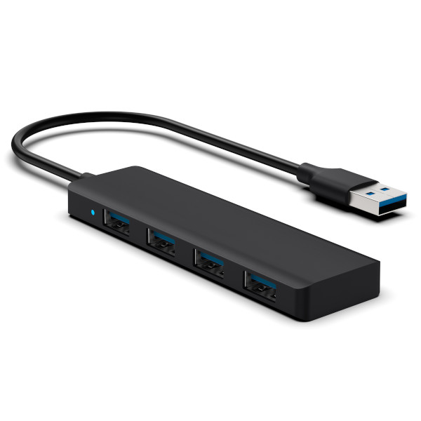 USB HUB ASONIC 4Port Hub USB 3.0 (4 x usb 3.0, prijenos podataka do 5 gbps, duljina usb kabela 10 cm)
