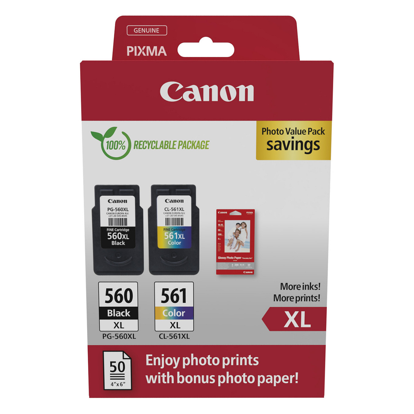 Canon multipack 2x PG-560XL + CL-561XL Photo Pack-1
