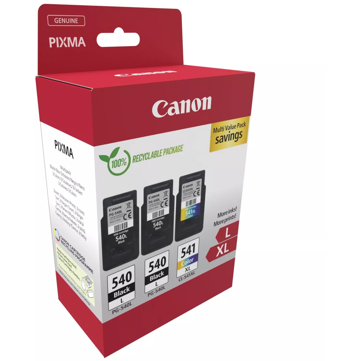 Canon multipack 2x PG-540L + CL-541XL-2