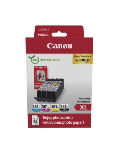 Canon multipack CLI-581 C M Y BK-XXL - Photo Pack (5 komada tinti, Foto Papir)