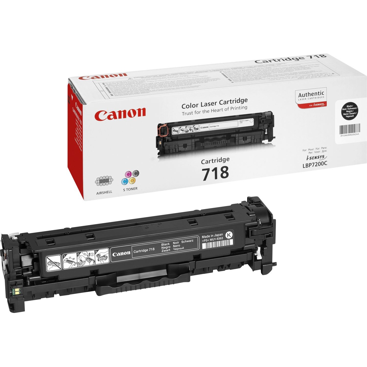 Toner CANON CRG-718Bk crni-1