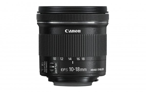 Objektiv CANON EF-S 10-18mm f/4,5-5,6 IS STM (Ultra-široki zoom, 14/11 elemenata/skupina, 107°30 - 74°20 kut gledanja, 0.22m fokus, 67mm filter)