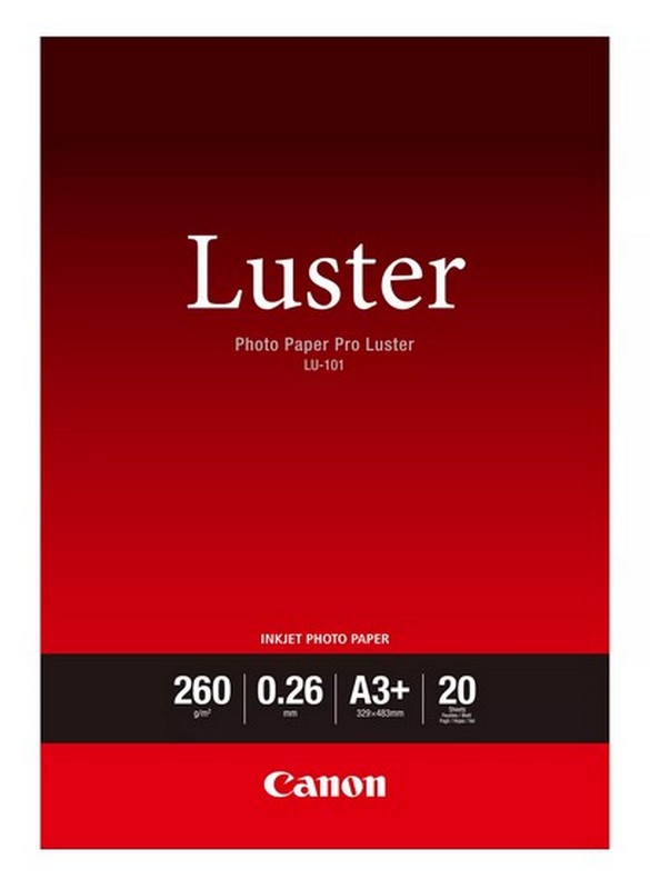 Fotopapir CANON Photo Luster Paper LU101 A3+ 20L