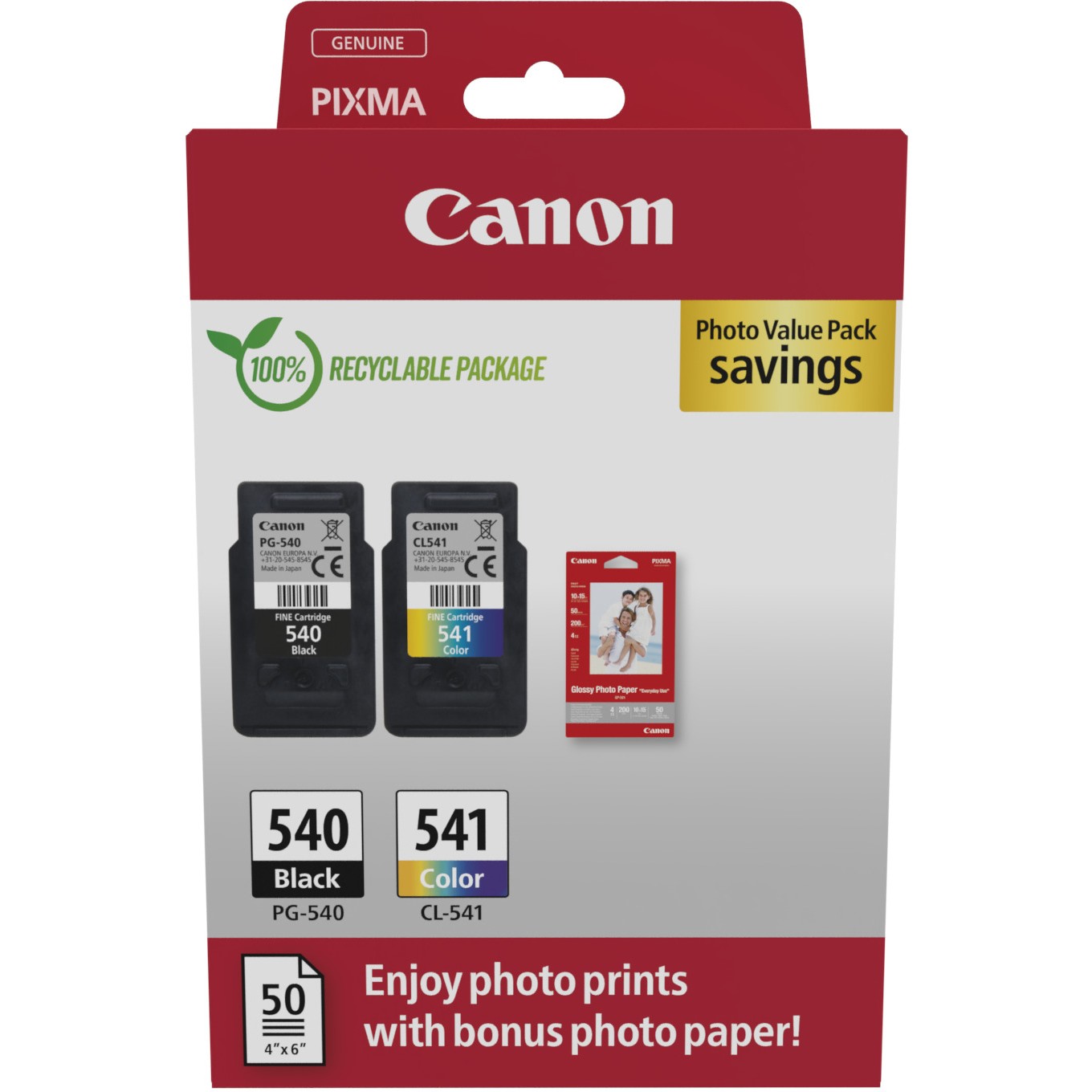 Canon multipack PG-540 + CL-541 - Photo Pack-1