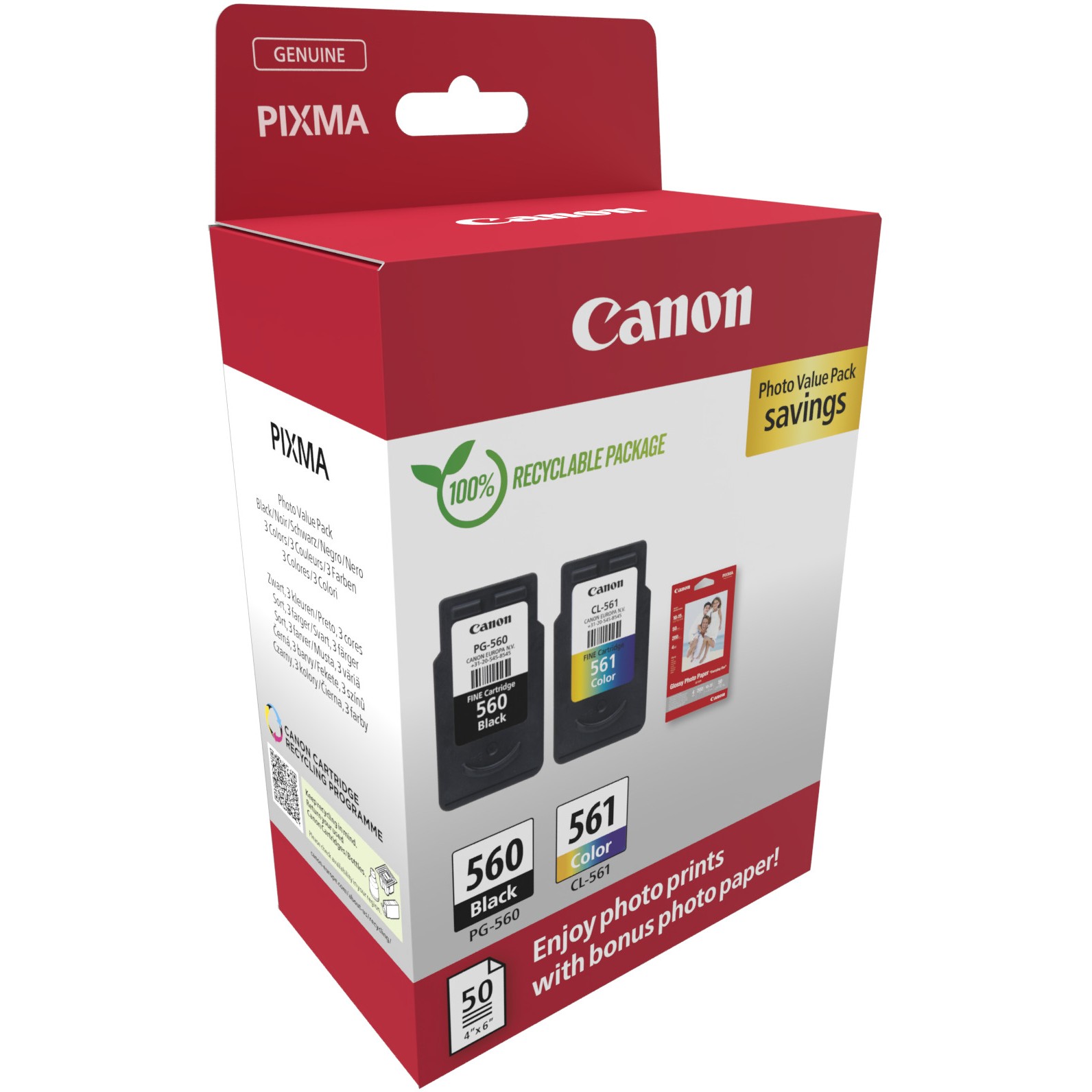 Canon multipack PG-560 + CL-561 - Photo Pack-2