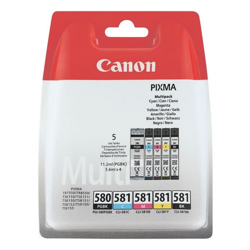 Tinta CANON PGI-580 + CL-581 BCMY-0