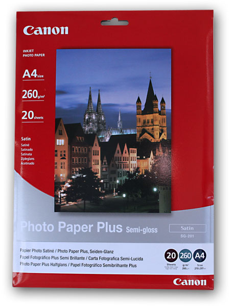 Canon Photo Paper Plus SG201 - A4 - 20L-0