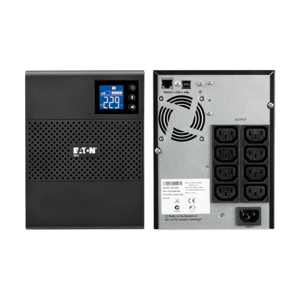 UPS Neprekidno napajanje EATON 5SC 1500i, 1500VA/1050W, Line-Interactive, Tower-0