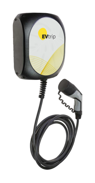 Punjač EVTRIP WB Prime Smart T2TC (duljina kabela 5 m, priključak tip 2, broj konektora 1, komunikacija IoT GSM/WiFi, montaža zidna, mrežni oblik 3-fazni 400 VAC, masa 4 kg, nazivna struja 32 A, snaga punjenja 22 kW, standby 2 W, dimenzije 205 x 255 x 112 mm)-0