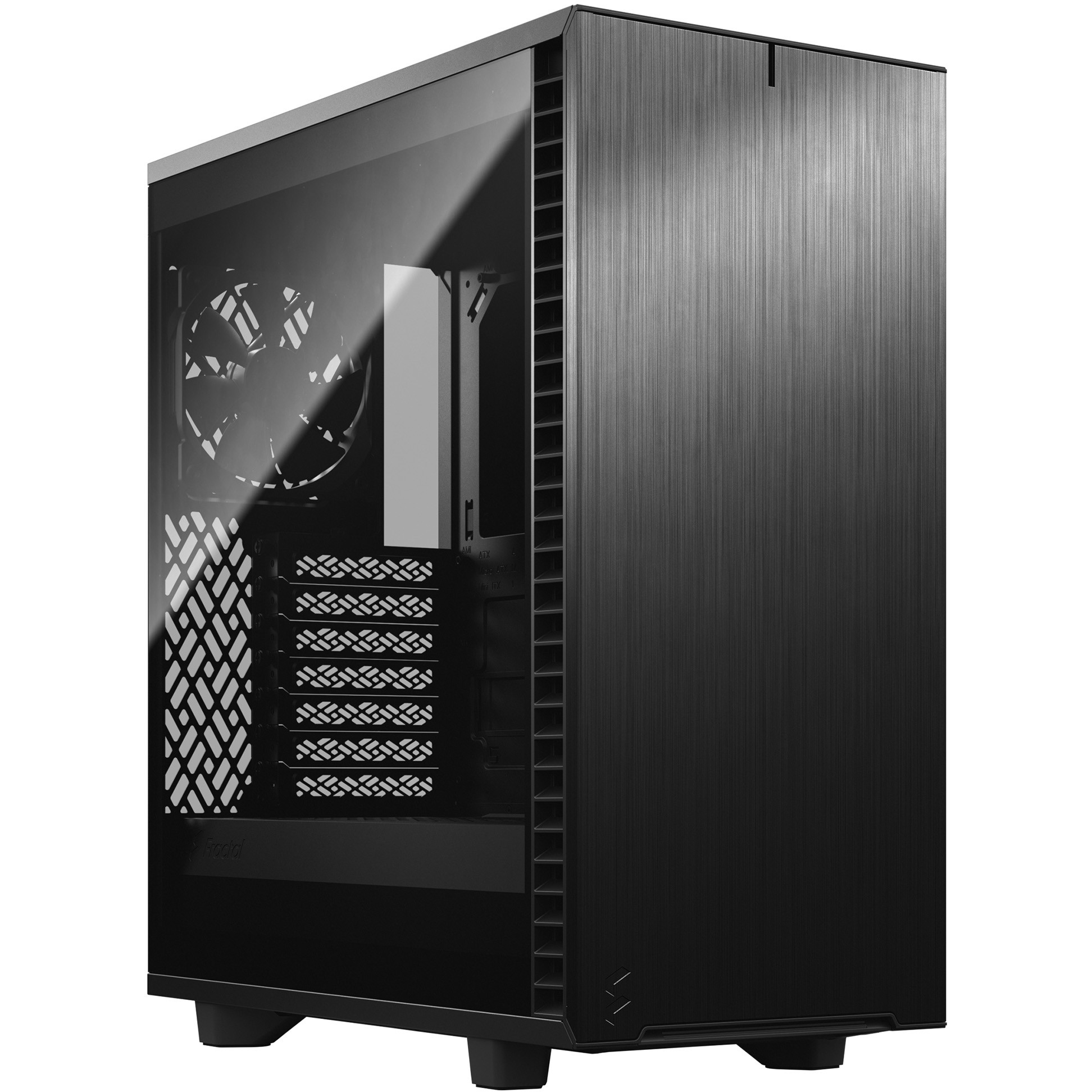 Kućište za PC FRACTAL DESIGN Define 7 Compact (7 utora za proširenje, 2x 3,5" HDD, 3x 2,5" SSD, USB 3.1 Gen 2 Type-C, 2 USB 3.0, 2 USB 2.0, crno)-1