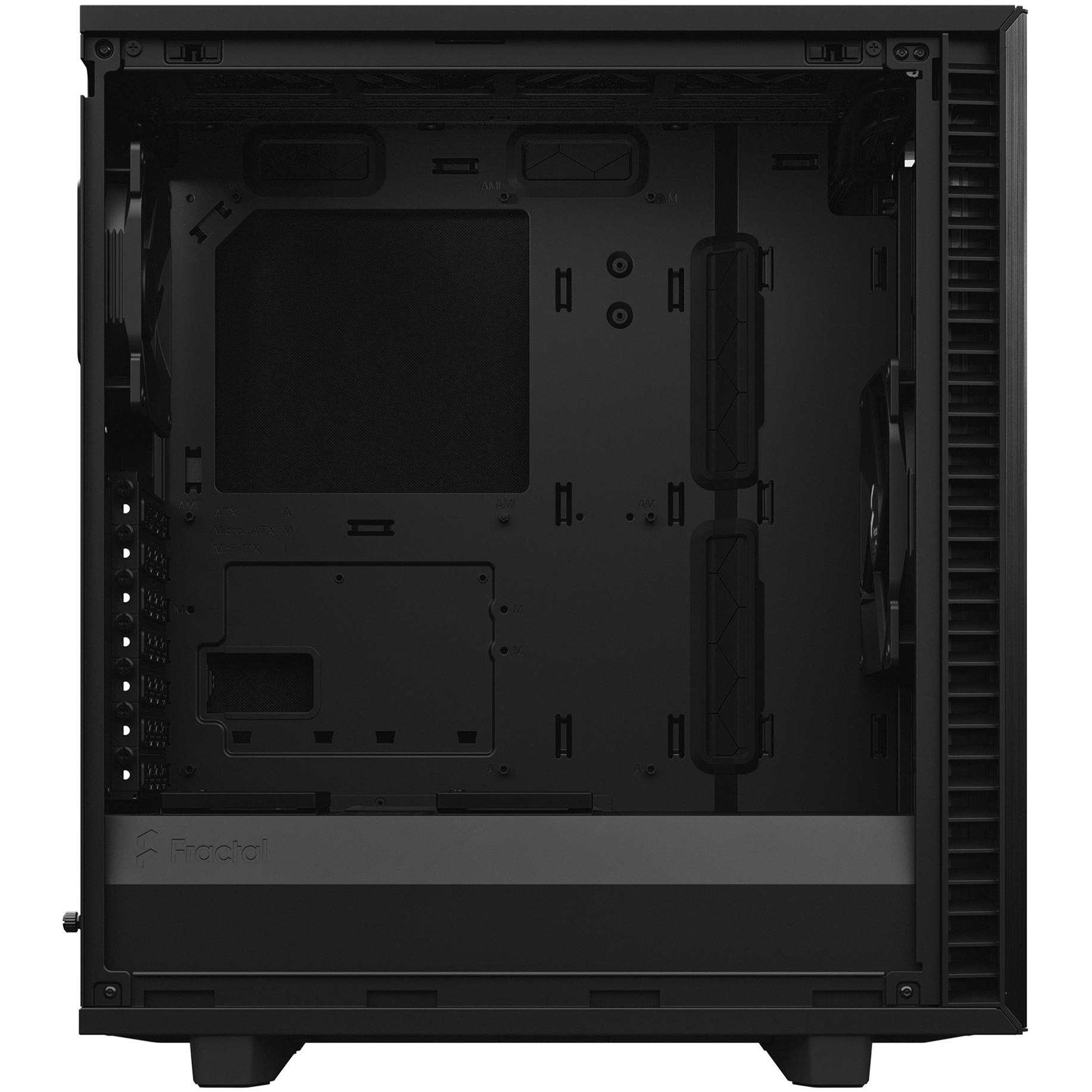 Kućište za PC FRACTAL DESIGN Define 7 Compact (7 utora za proširenje, 2x 3,5" HDD, 3x 2,5" SSD, USB 3.1 Gen 2 Type-C, 2 USB 3.0, 2 USB 2.0, crno)-7
