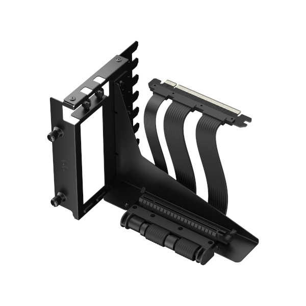 Fractal Flex 2 PCIe4.0 riser za grafičku karticu crni (PCIe Gen 4.0 x16, podrška za grafičke kartice pune dužine, 4 PCI slota debljine)