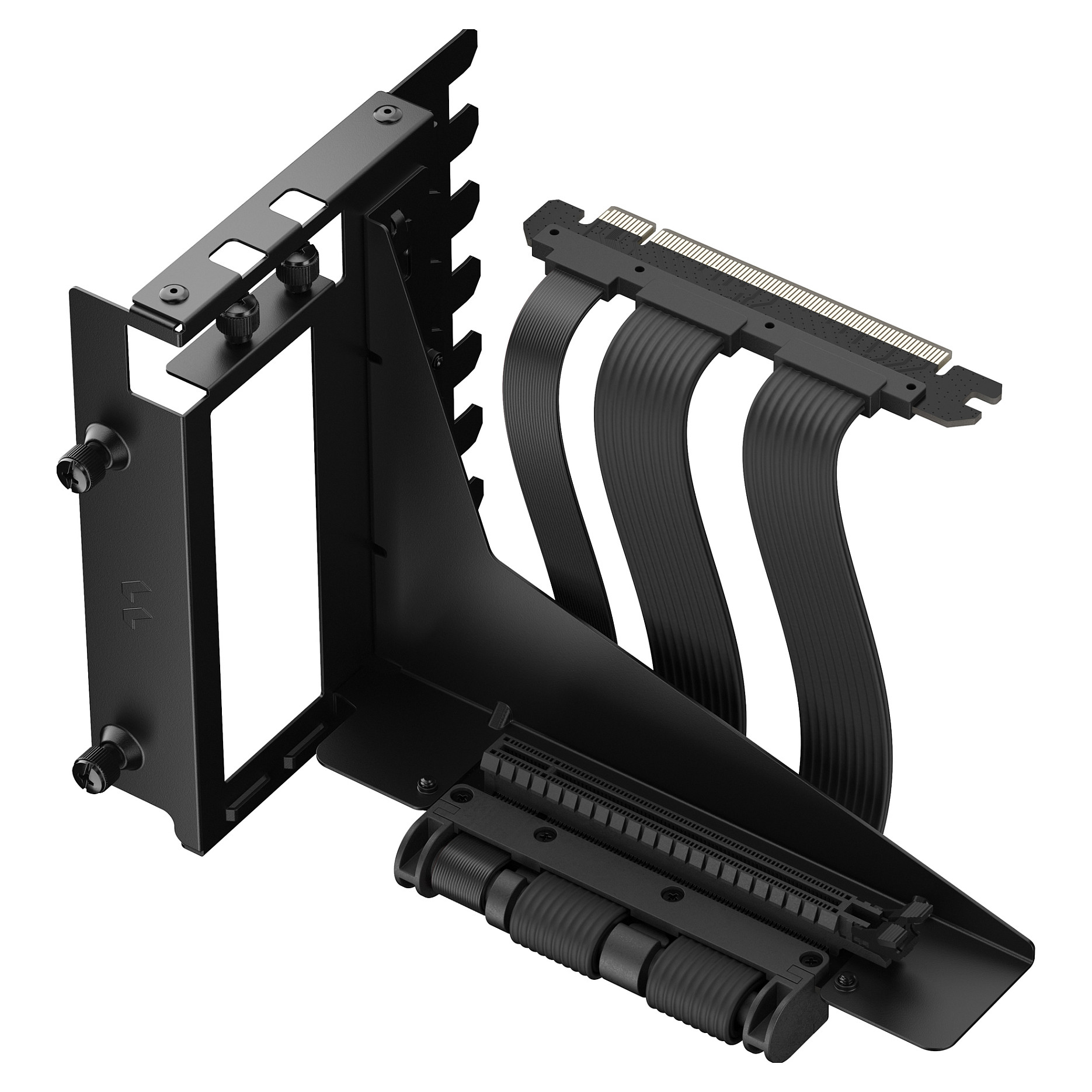 Fractal Flex 2 PCIe4.0 riser za grafičku karticu crni (PCIe Gen 4.0 x16, podrška za grafičke kartice pune dužine, 4 PCI slota debljine)-1