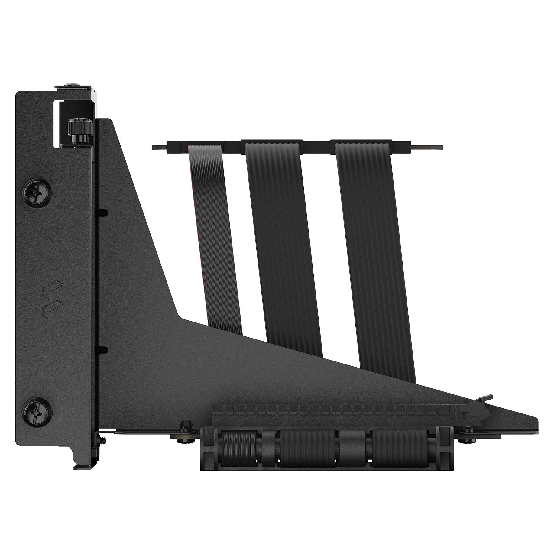 Fractal Flex 2 PCIe4.0 riser za grafičku karticu crni (PCIe Gen 4.0 x16, podrška za grafičke kartice pune dužine, 4 PCI slota debljine)-4