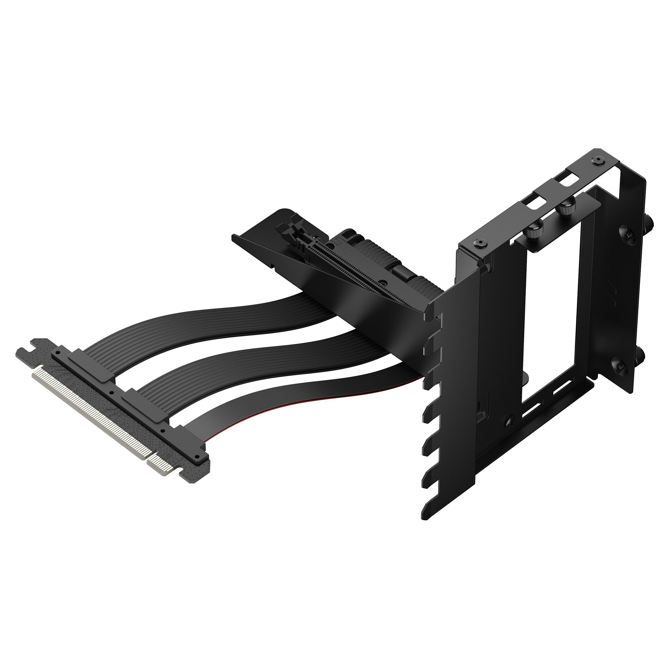 Fractal Flex 2 PCIe4.0 riser za grafičku karticu crni (PCIe Gen 4.0 x16, podrška za grafičke kartice pune dužine, 4 PCI slota debljine)-6
