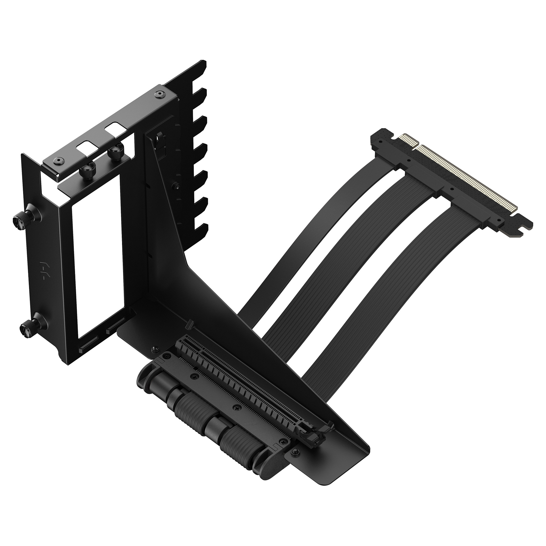 Fractal Flex 2 PCIe4.0 riser za grafičku karticu crni (PCIe Gen 4.0 x16, podrška za grafičke kartice pune dužine, 4 PCI slota debljine)-8