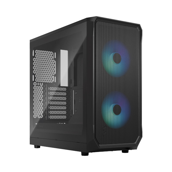 Kućište za računalo FRACTAL DESIGN Focus 2 RGB crna TG bez napajanja-0