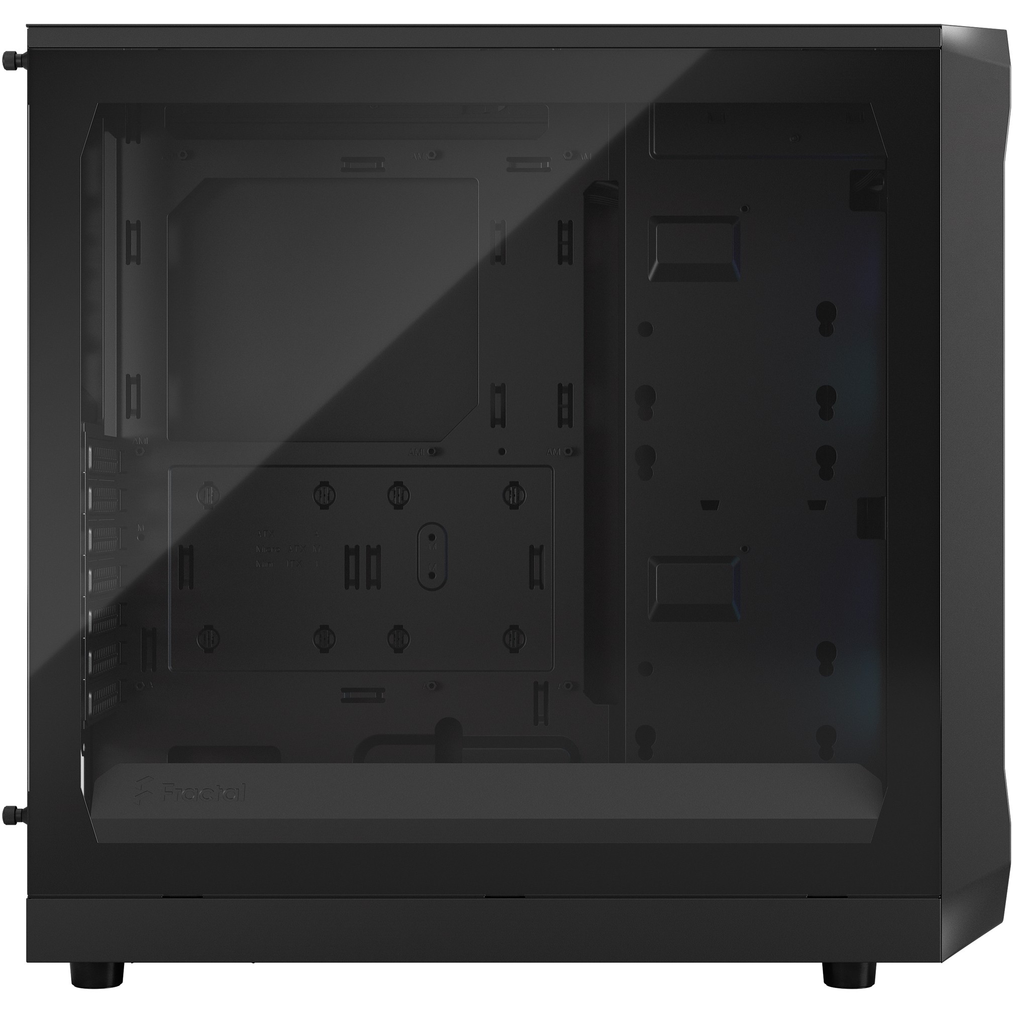 Kućište za računalo FRACTAL DESIGN Focus 2 RGB crna TG bez napajanja-3