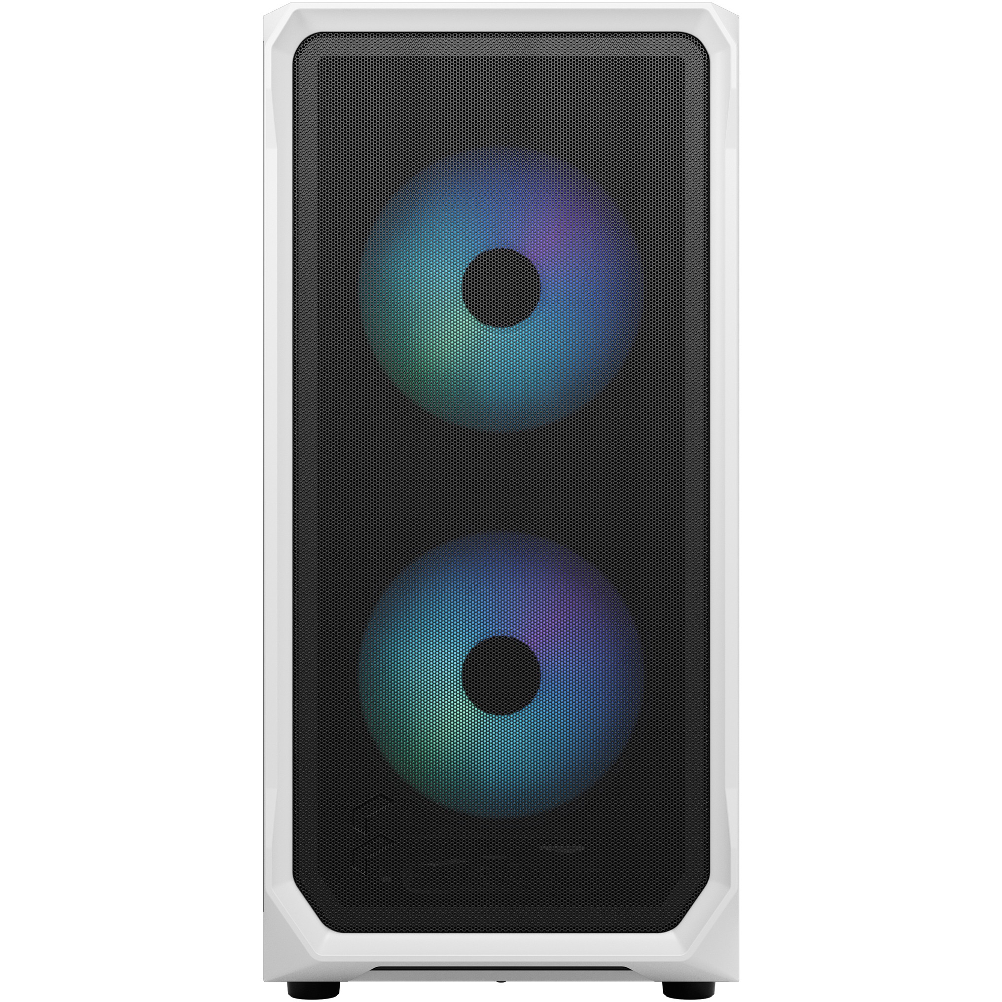 Kućište za računalo FRACTAL DESIGN Focus 2 RGB White TG, bijelo bez napajanja-2