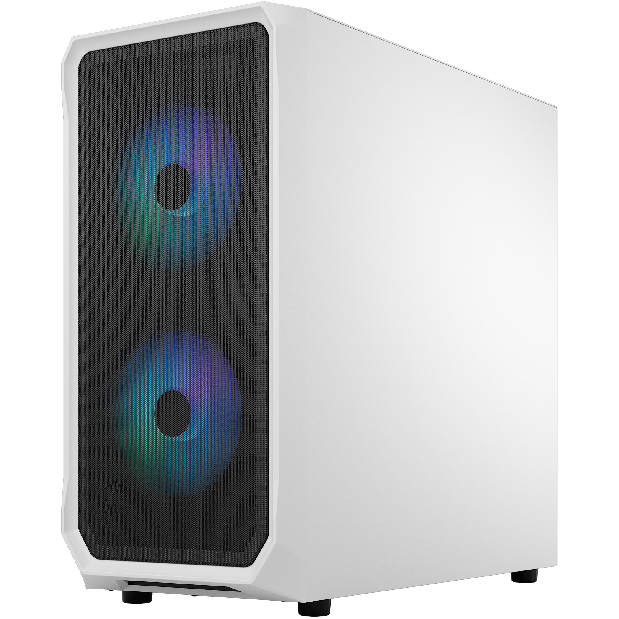 Kućište za računalo FRACTAL DESIGN Focus 2 RGB White TG, bijelo bez napajanja-6
