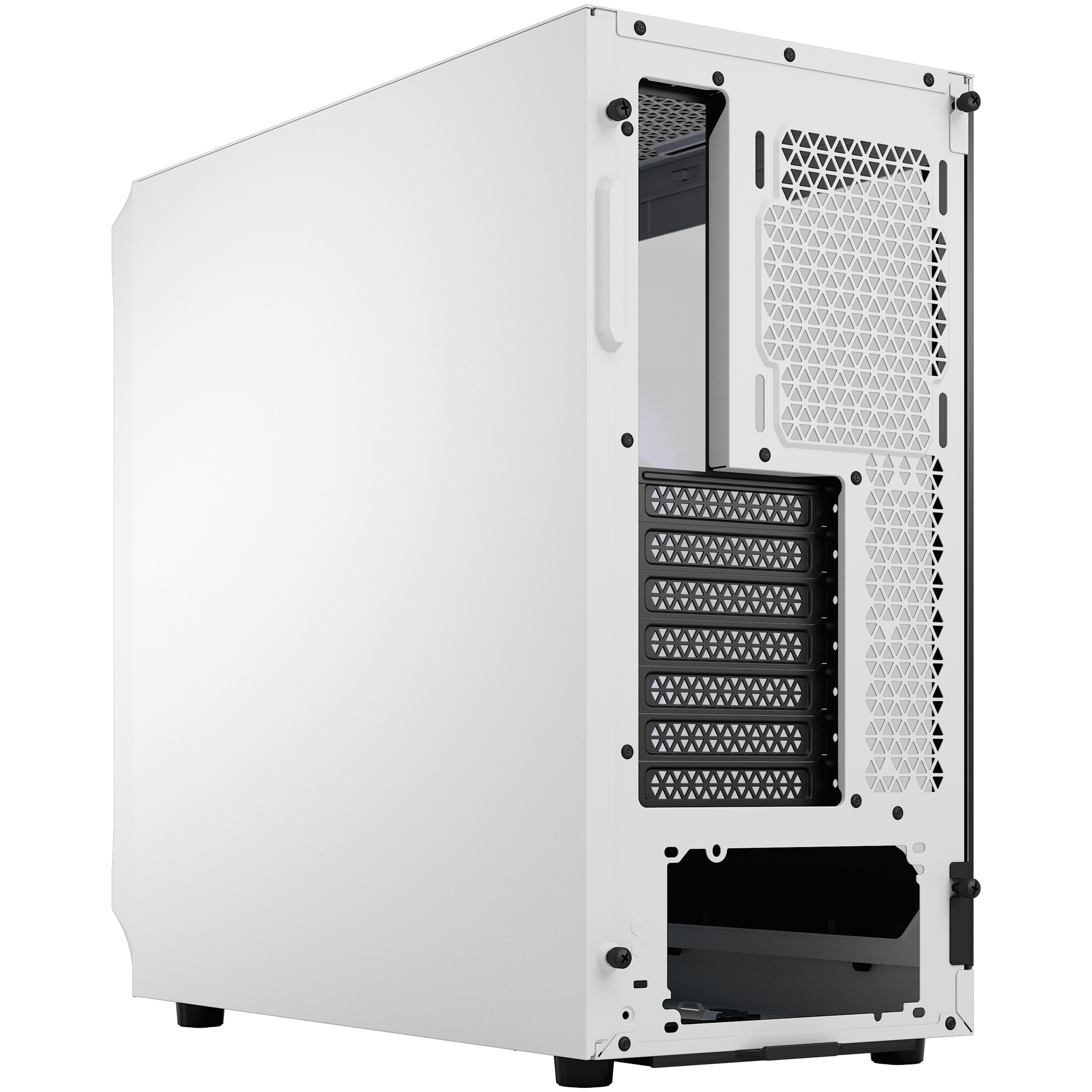 Kućište za računalo FRACTAL DESIGN Focus 2 RGB White TG, bijelo bez napajanja-11