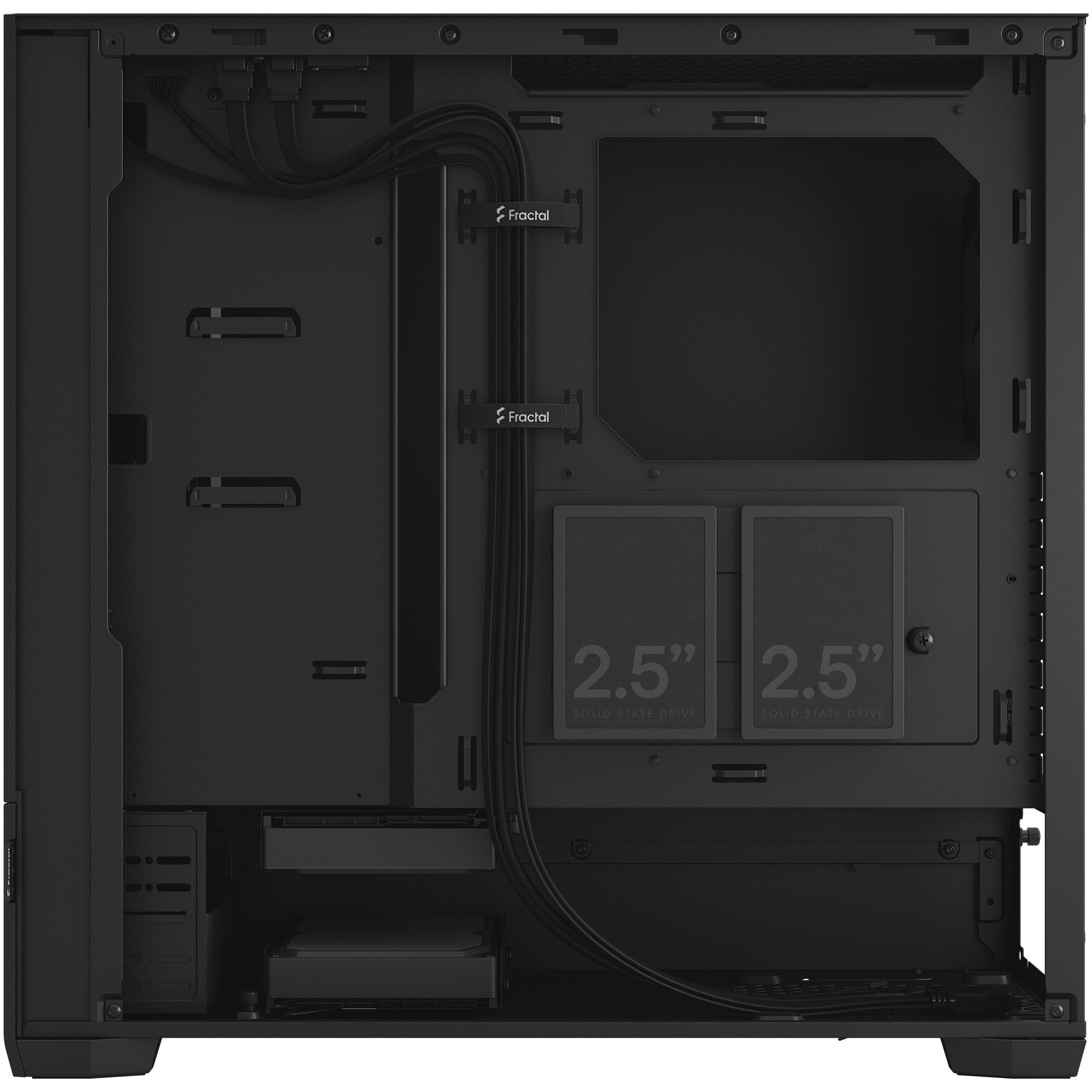 Kućište za računalo FRACTAL DESIGN Pop Air (7 utora za proširenje, 2x 3.5" / 2.5" HDD / SSD, 2x USB 3.0, 1x USB 3.1 Gen 2 Type-C, ATX, mATX, ITX)-12