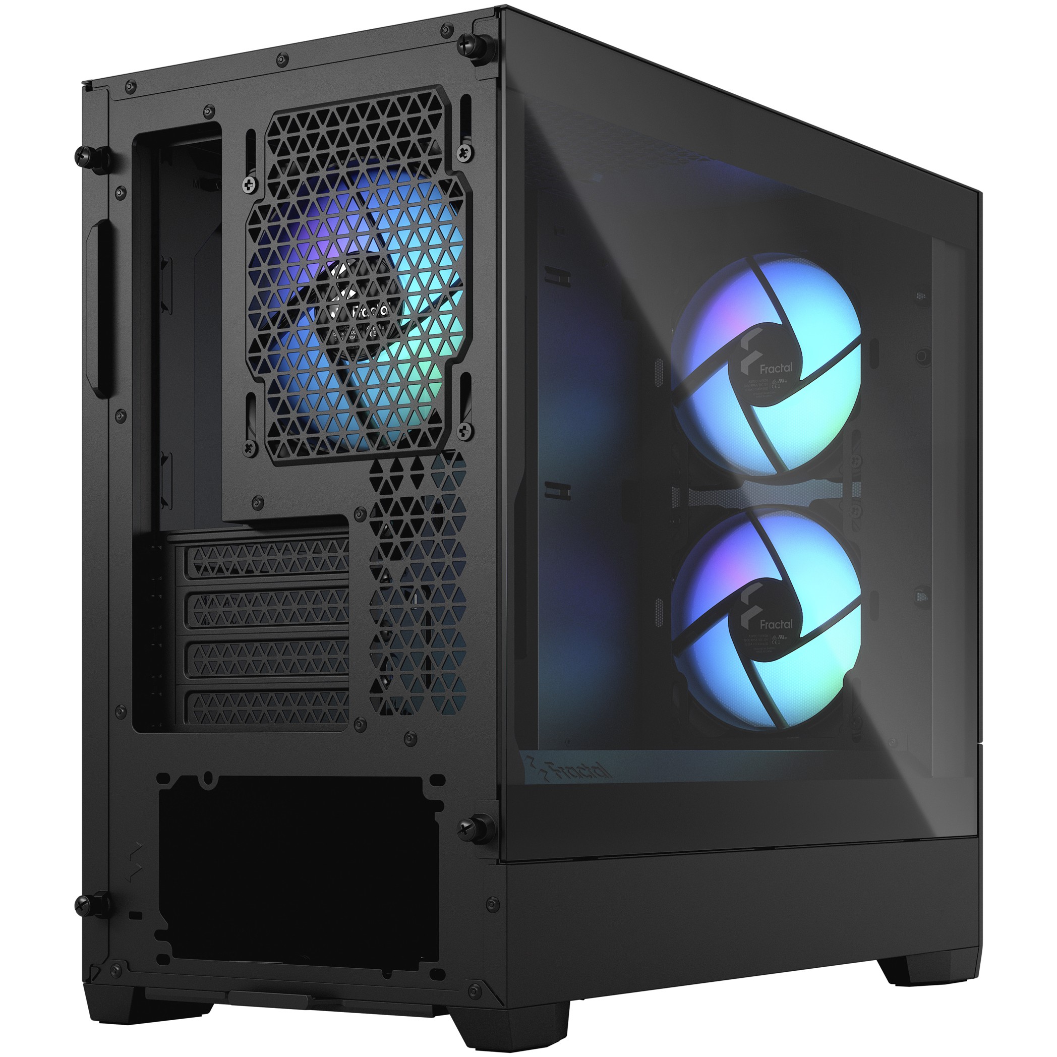 Kućište za računalo FRACTAL DESIGN Pop Mini Air RGB crna TG Clear Tint-6