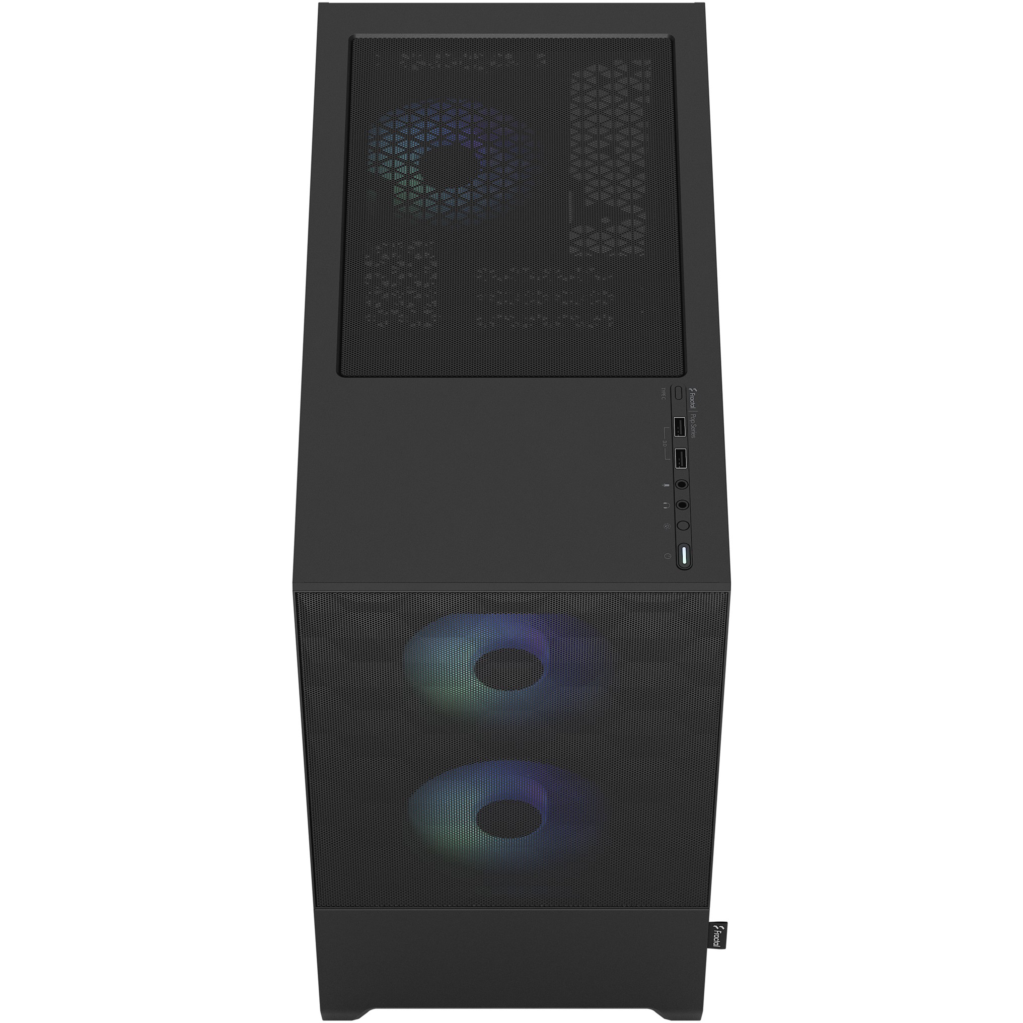 Kućište za računalo FRACTAL DESIGN Pop Mini Air RGB crna TG Clear Tint-8