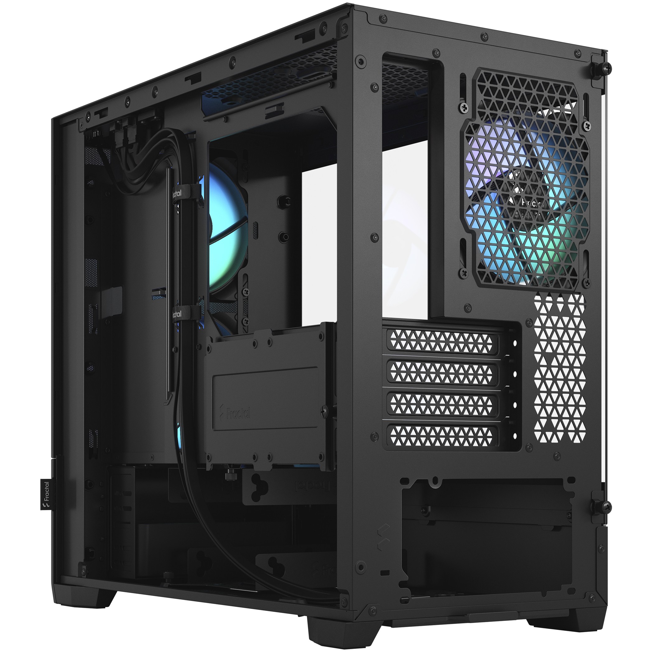 Kućište za računalo FRACTAL DESIGN Pop Mini Air RGB crna TG Clear Tint-10
