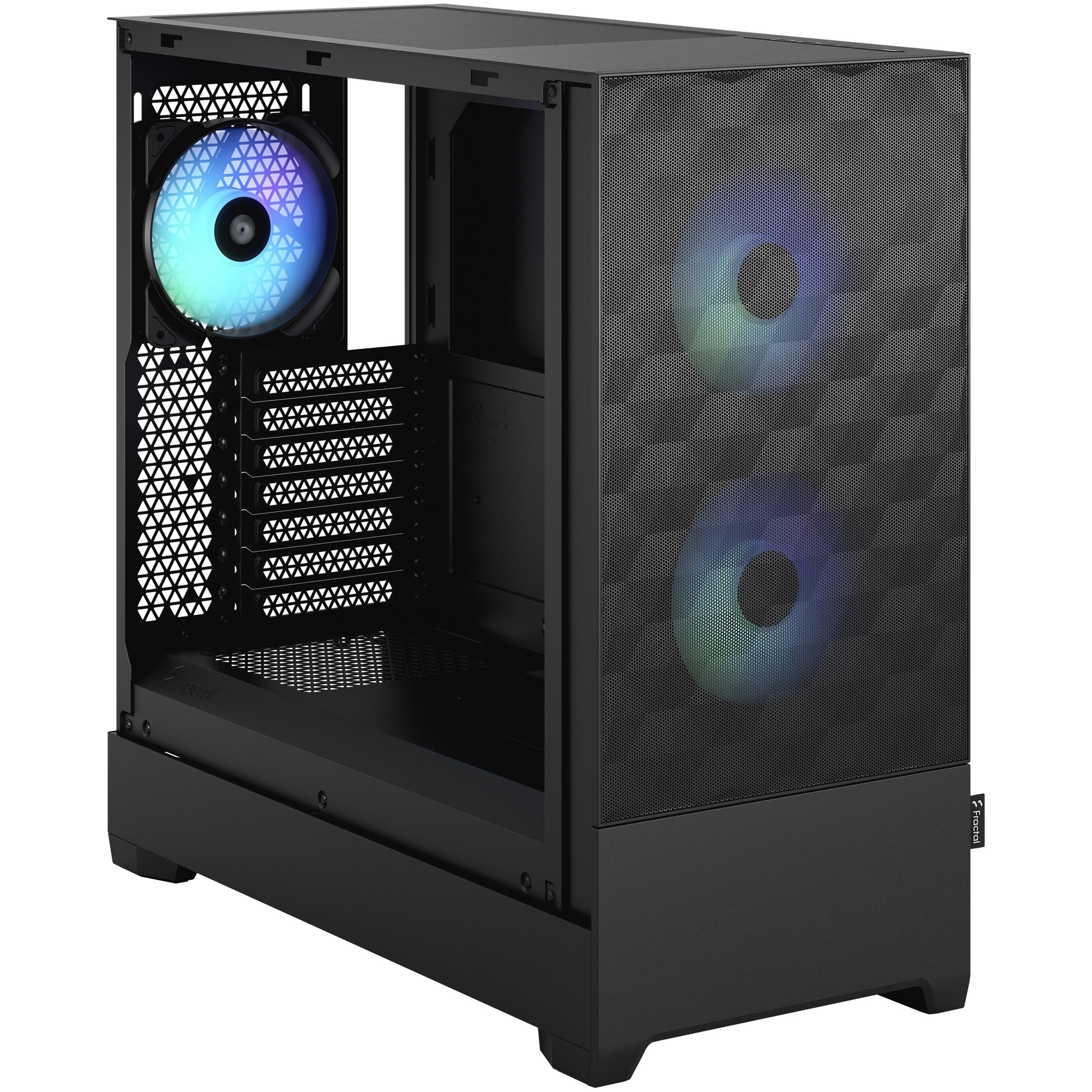 Kućište za računalo FRACTAL DESIGN Pop Air RGB crna TG bez napajanja-9