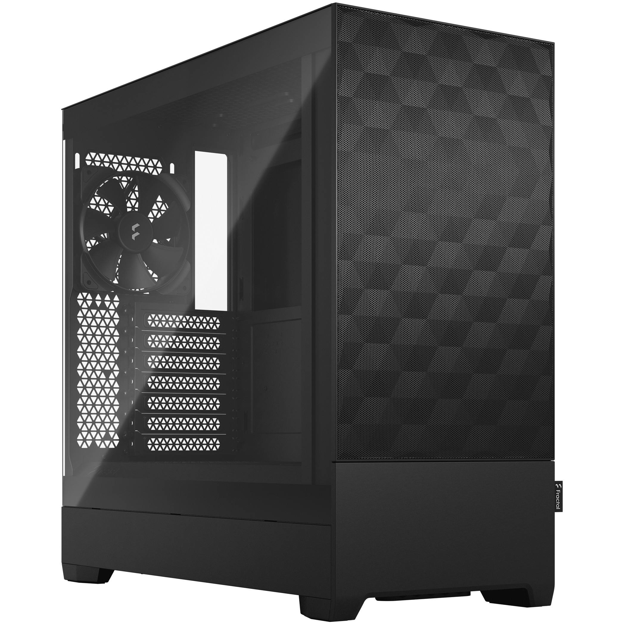 Fractal Pop Air Black TG, crno bez napajanja-1