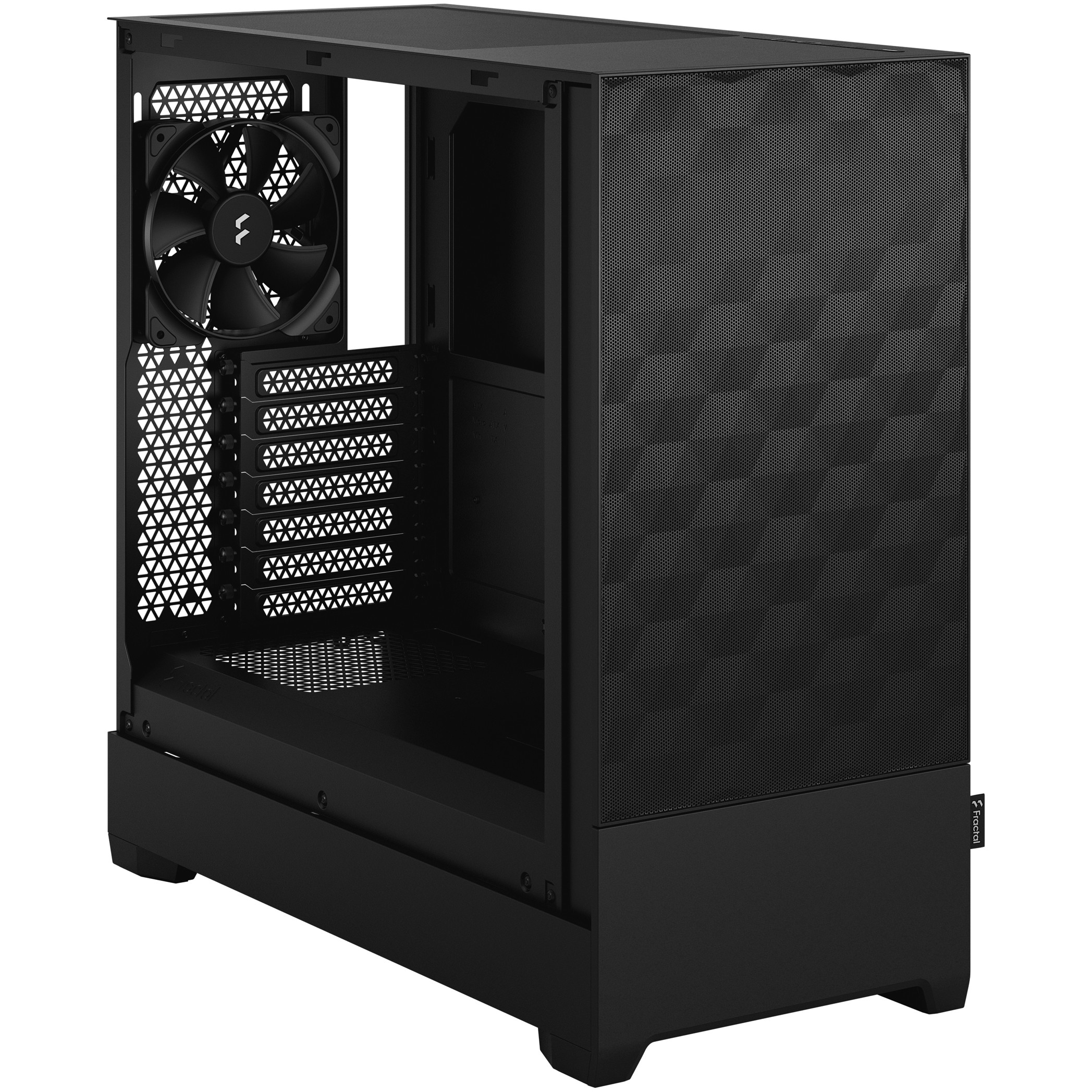 Fractal Pop Air Black TG, crno bez napajanja-7