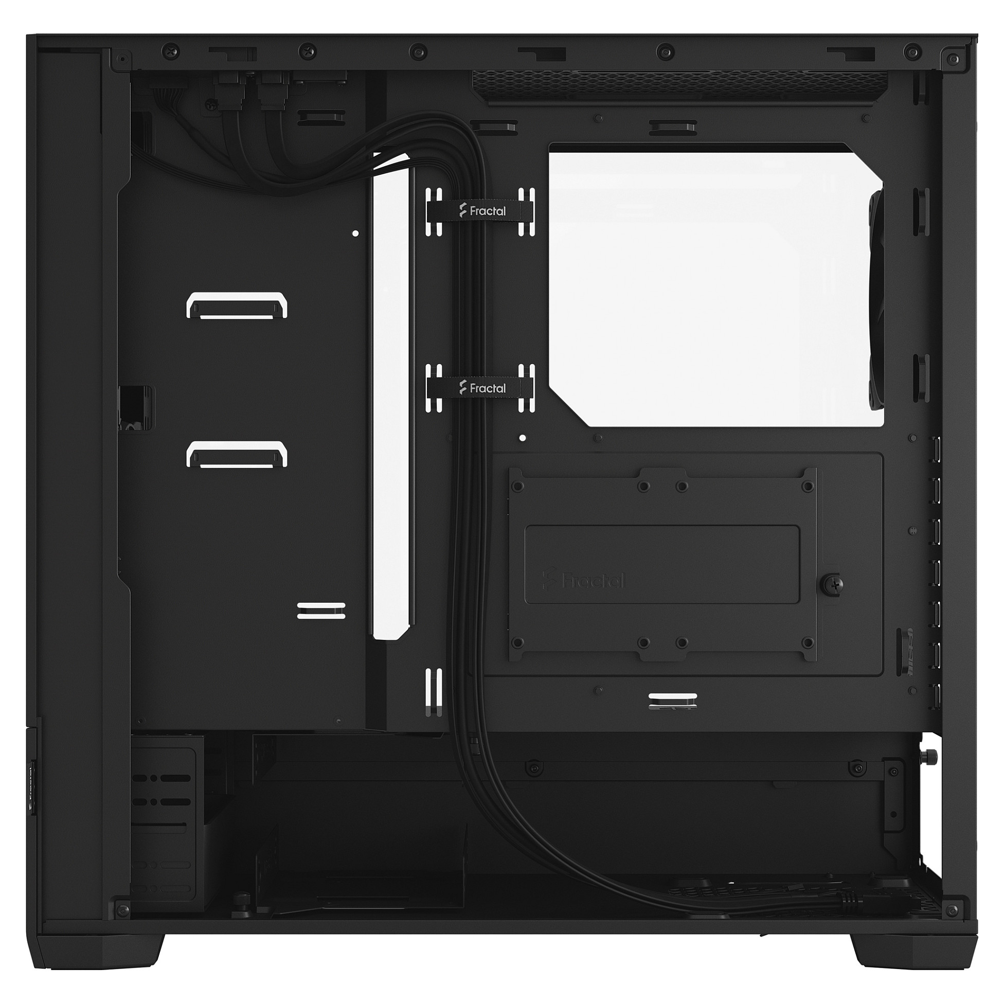 Fractal Pop Air Black TG, crno bez napajanja-11