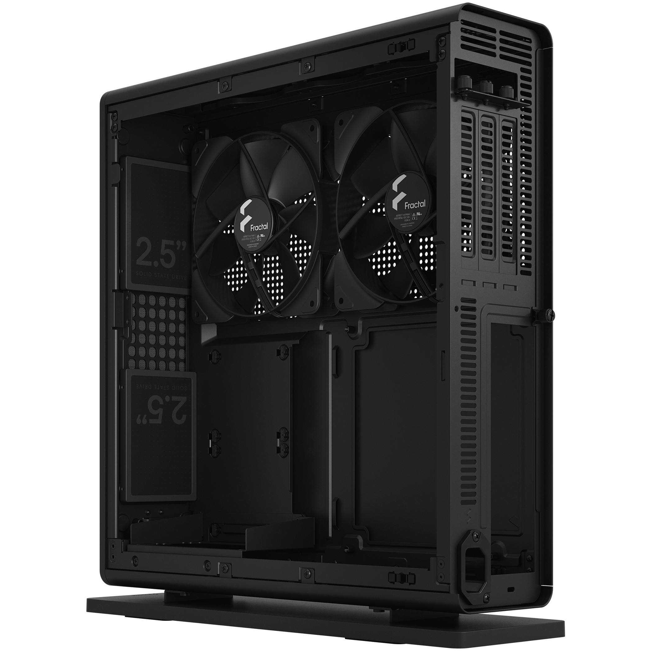 Kućište za PC FRACRAL DESIGN Ridge crna mITX, PCIe 4.0-8