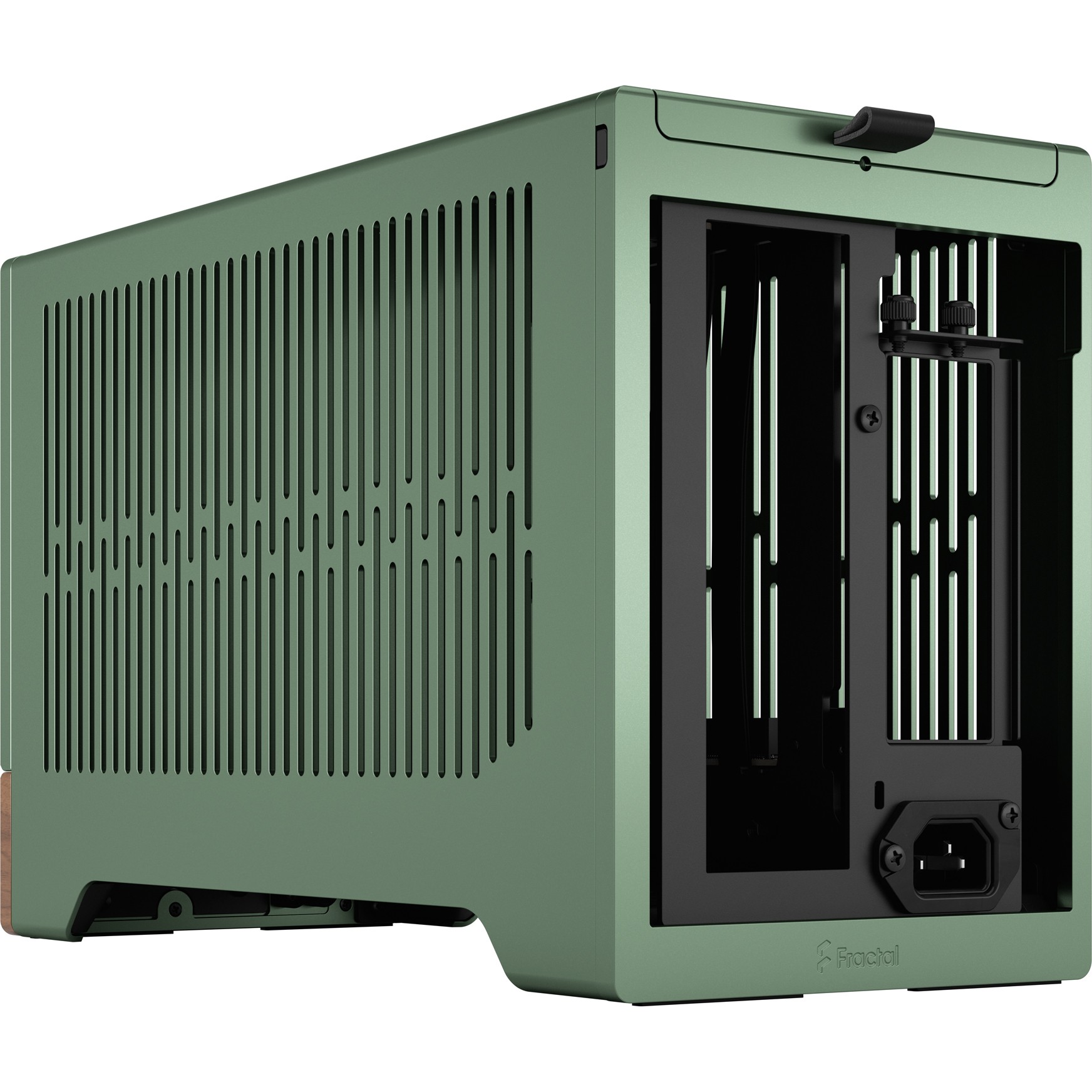 Kućište za PC FRACTAL DESIGN Terra Jade (Aluminij, drvo, SFX/SFX-L napajanje, 3 utora za proširenje, 2x 2,5" SSD, 1x USB 3.0, 1x USB 3.2 Gen 2 Type-C)-5