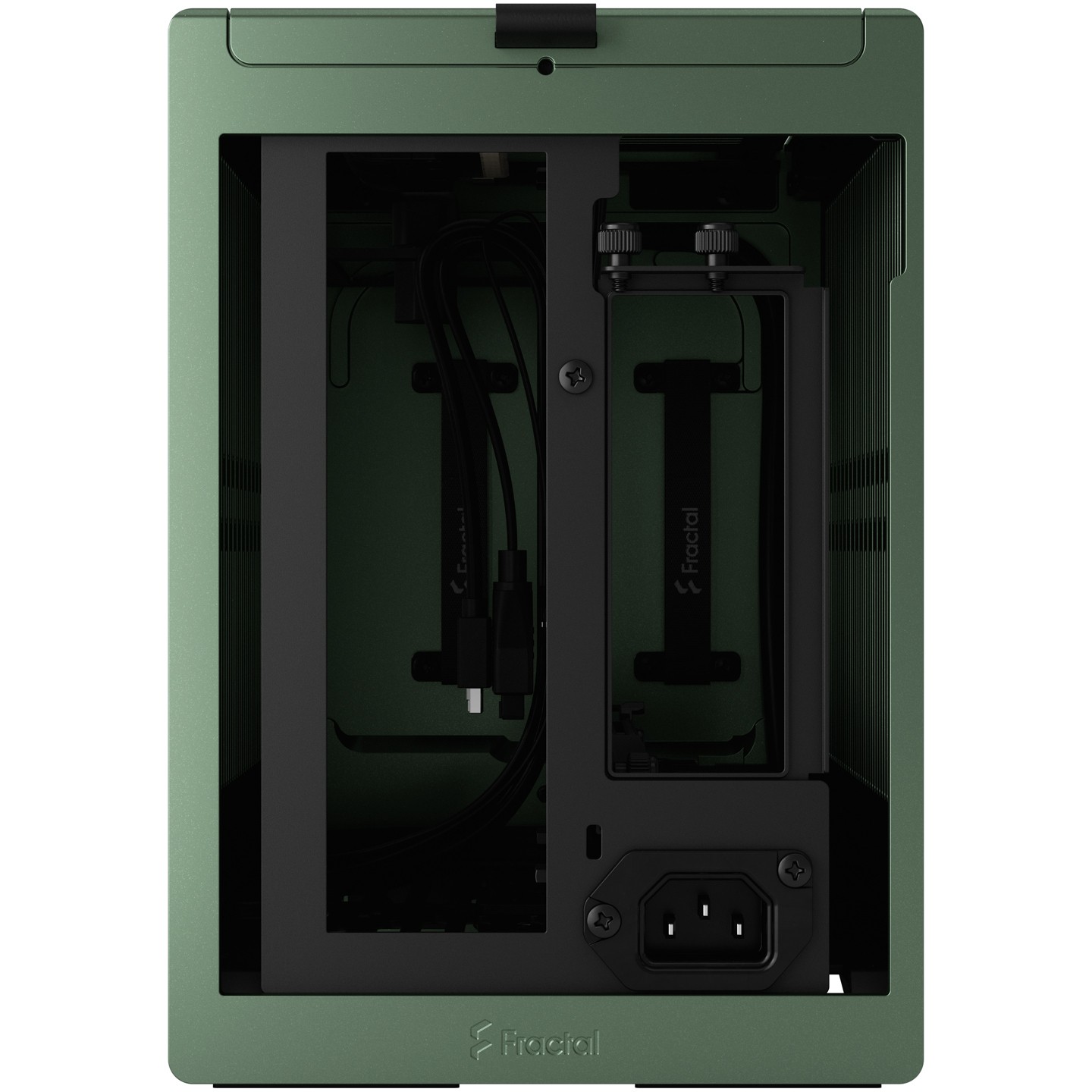 Kućište za PC FRACTAL DESIGN Terra Jade (Aluminij, drvo, SFX/SFX-L napajanje, 3 utora za proširenje, 2x 2,5" SSD, 1x USB 3.0, 1x USB 3.2 Gen 2 Type-C)-6