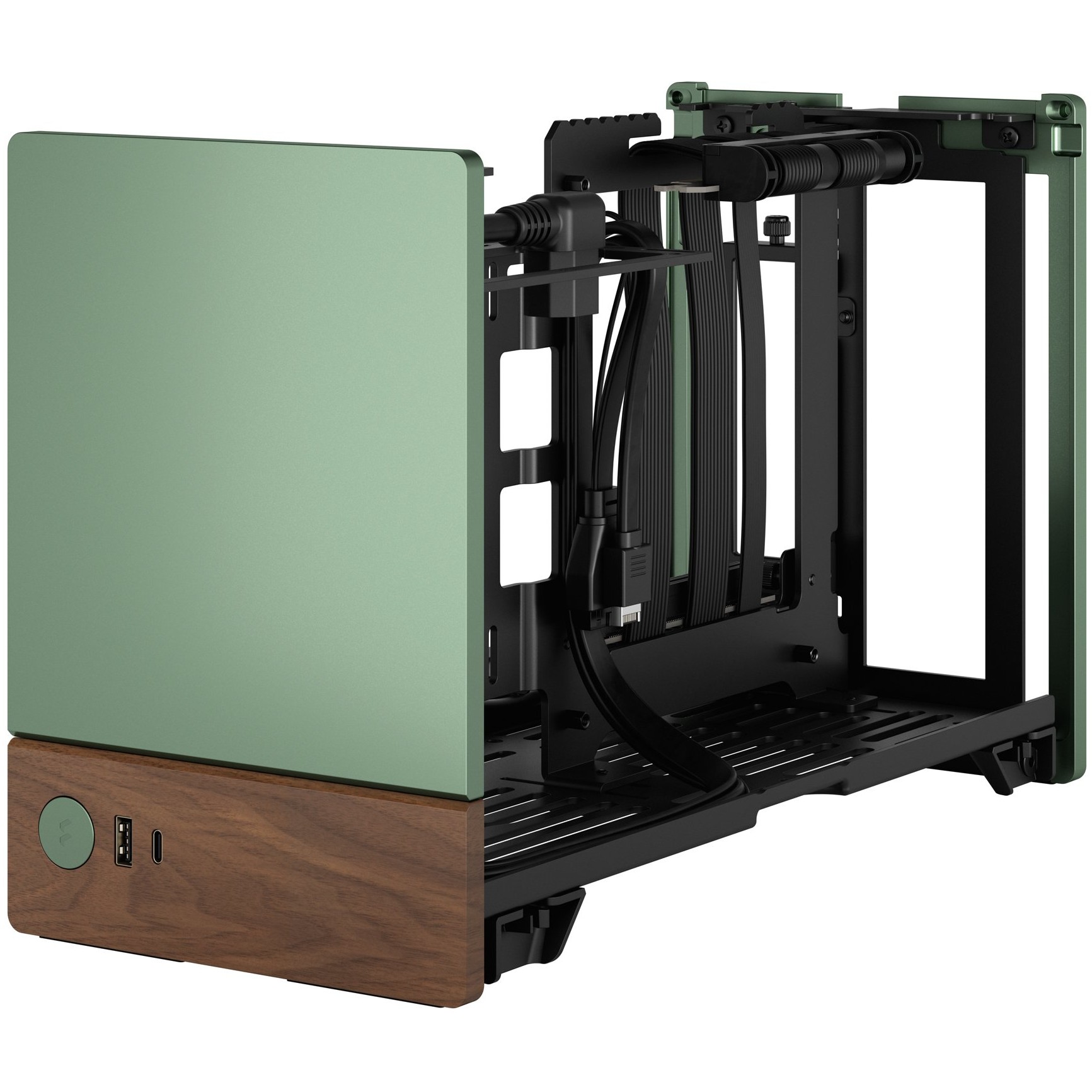 Kućište za PC FRACTAL DESIGN Terra Jade (Aluminij, drvo, SFX/SFX-L napajanje, 3 utora za proširenje, 2x 2,5" SSD, 1x USB 3.0, 1x USB 3.2 Gen 2 Type-C)-10