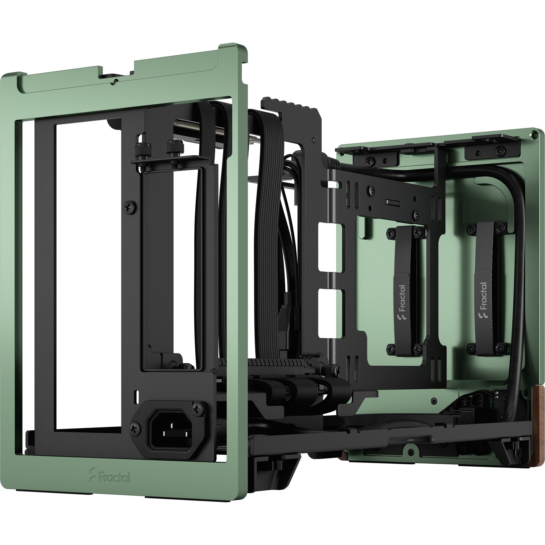 Kućište za PC FRACTAL DESIGN Terra Jade (Aluminij, drvo, SFX/SFX-L napajanje, 3 utora za proširenje, 2x 2,5" SSD, 1x USB 3.0, 1x USB 3.2 Gen 2 Type-C)-12