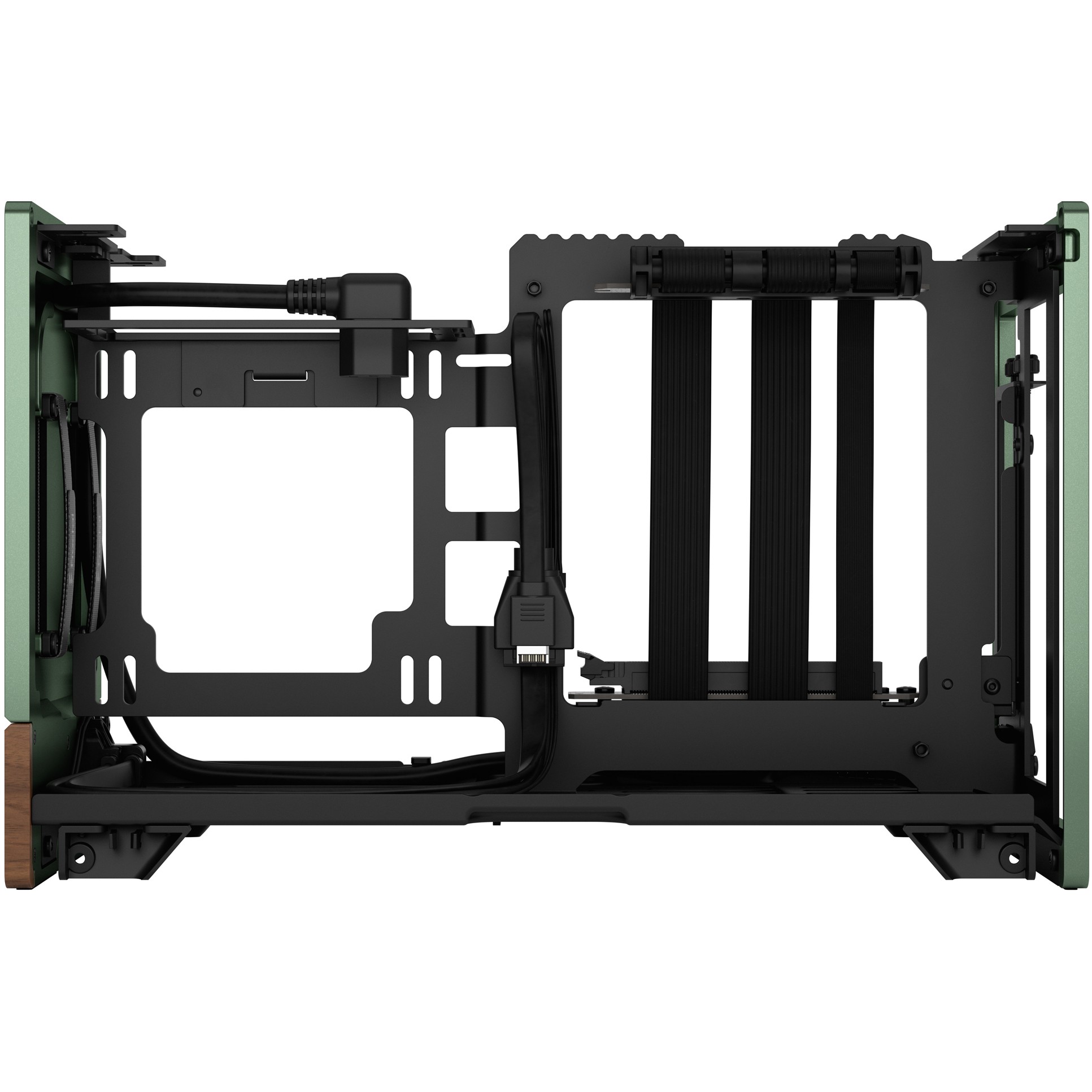 Kućište za PC FRACTAL DESIGN Terra Jade (Aluminij, drvo, SFX/SFX-L napajanje, 3 utora za proširenje, 2x 2,5" SSD, 1x USB 3.0, 1x USB 3.2 Gen 2 Type-C)-17