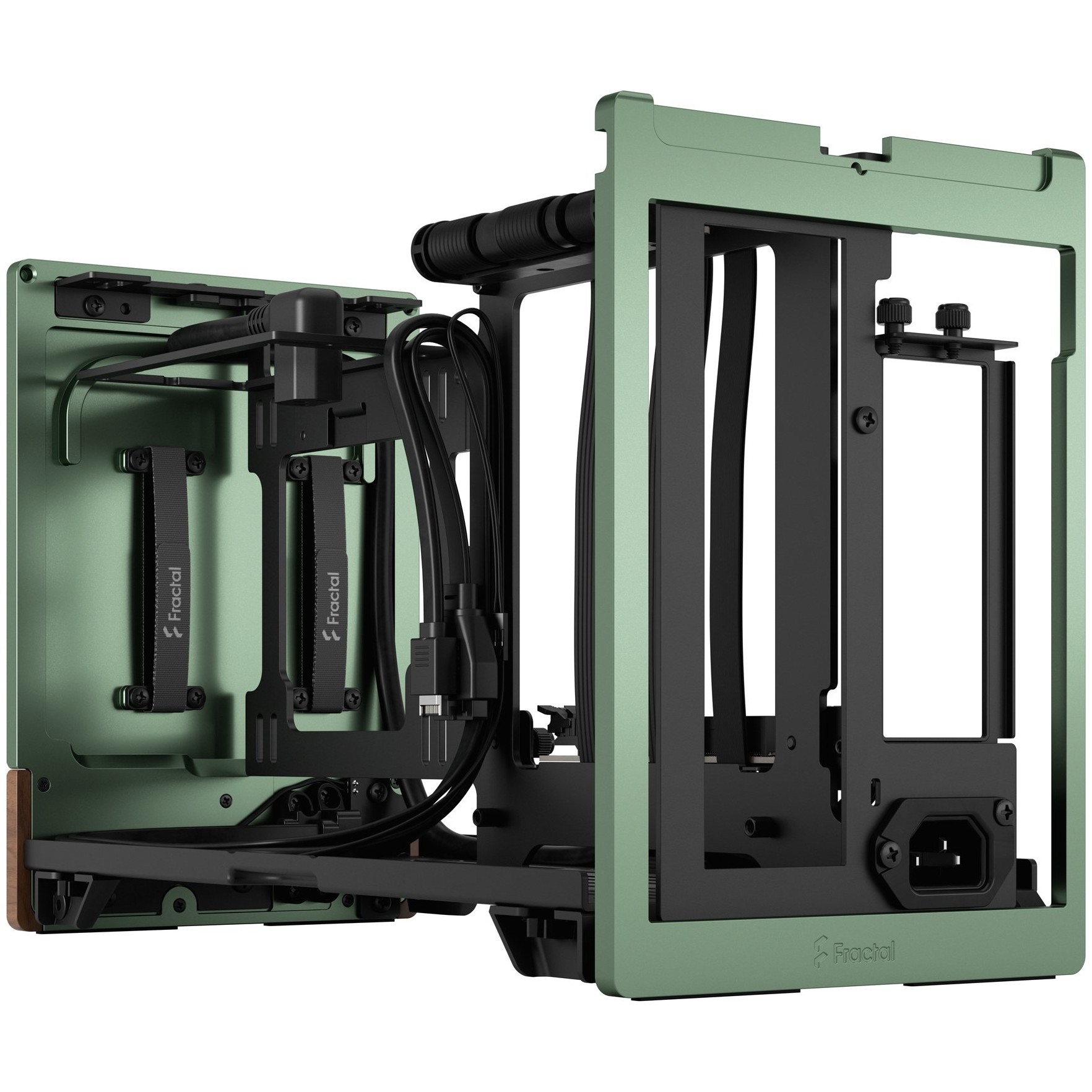 Kućište za PC FRACTAL DESIGN Terra Jade (Aluminij, drvo, SFX/SFX-L napajanje, 3 utora za proširenje, 2x 2,5" SSD, 1x USB 3.0, 1x USB 3.2 Gen 2 Type-C)-18