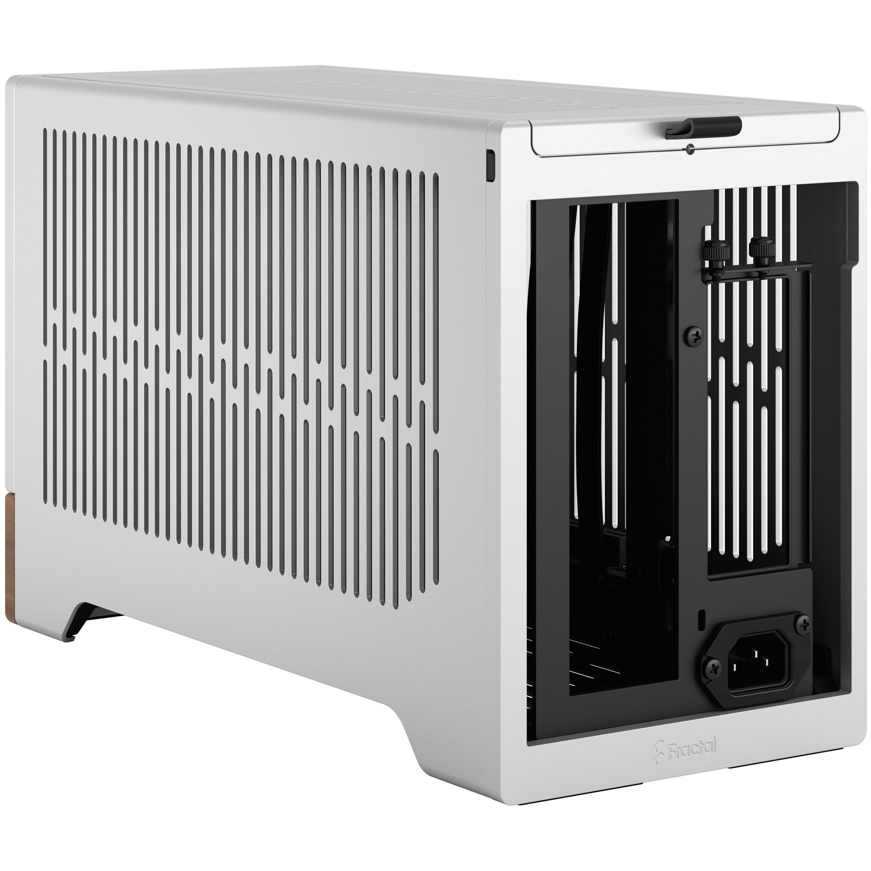 Kućište za PC FRACTAL DESIGN Terra Silver mITX (Aluminij, drvo, SFX, SFX-L, 3 utora za proširenje, 2x 2,5" SSD, 1x USB 3.0, 1x USB 3.2 Gen 2 Type-C)-11
