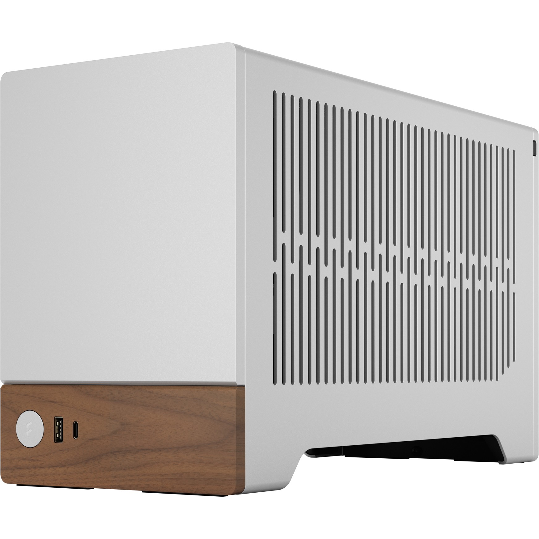 Kućište za PC FRACTAL DESIGN Terra Silver mITX (Aluminij, drvo, SFX, SFX-L, 3 utora za proširenje, 2x 2,5" SSD, 1x USB 3.0, 1x USB 3.2 Gen 2 Type-C)-13