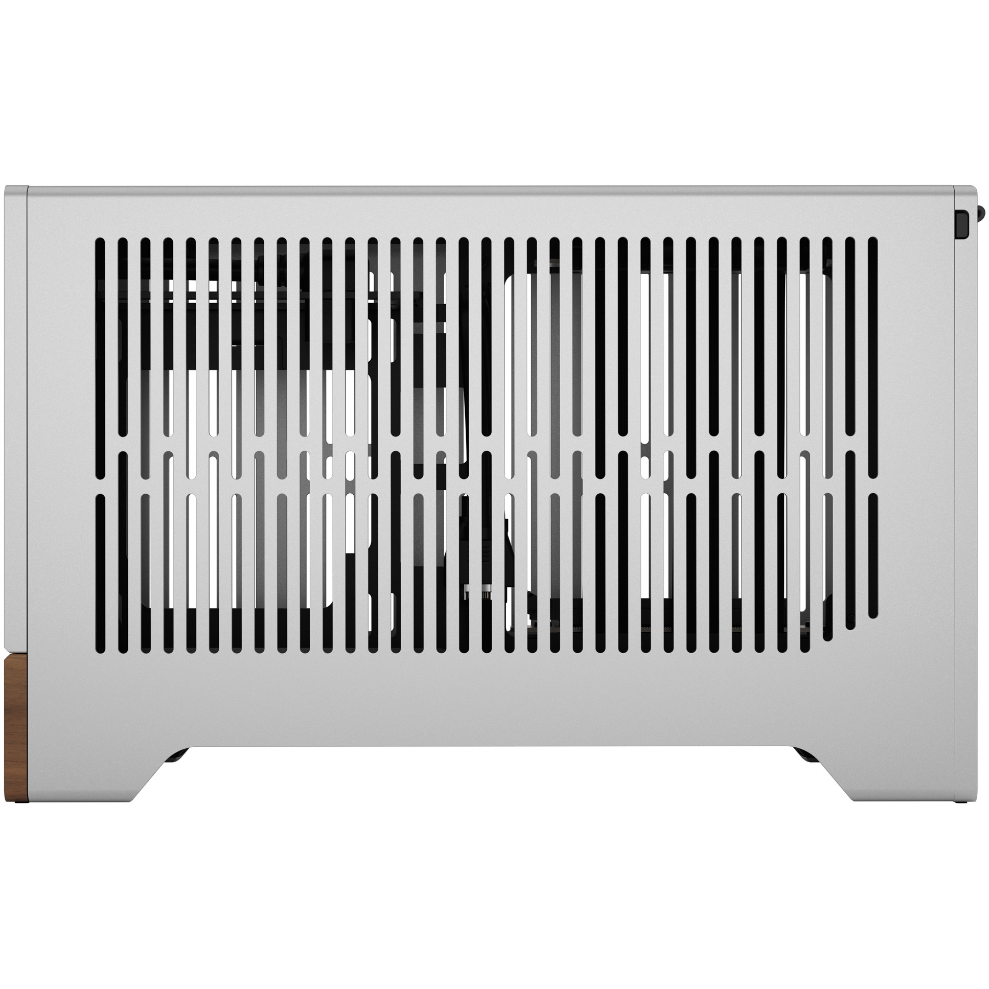 Kućište za PC FRACTAL DESIGN Terra Silver mITX (Aluminij, drvo, SFX, SFX-L, 3 utora za proširenje, 2x 2,5" SSD, 1x USB 3.0, 1x USB 3.2 Gen 2 Type-C)-15