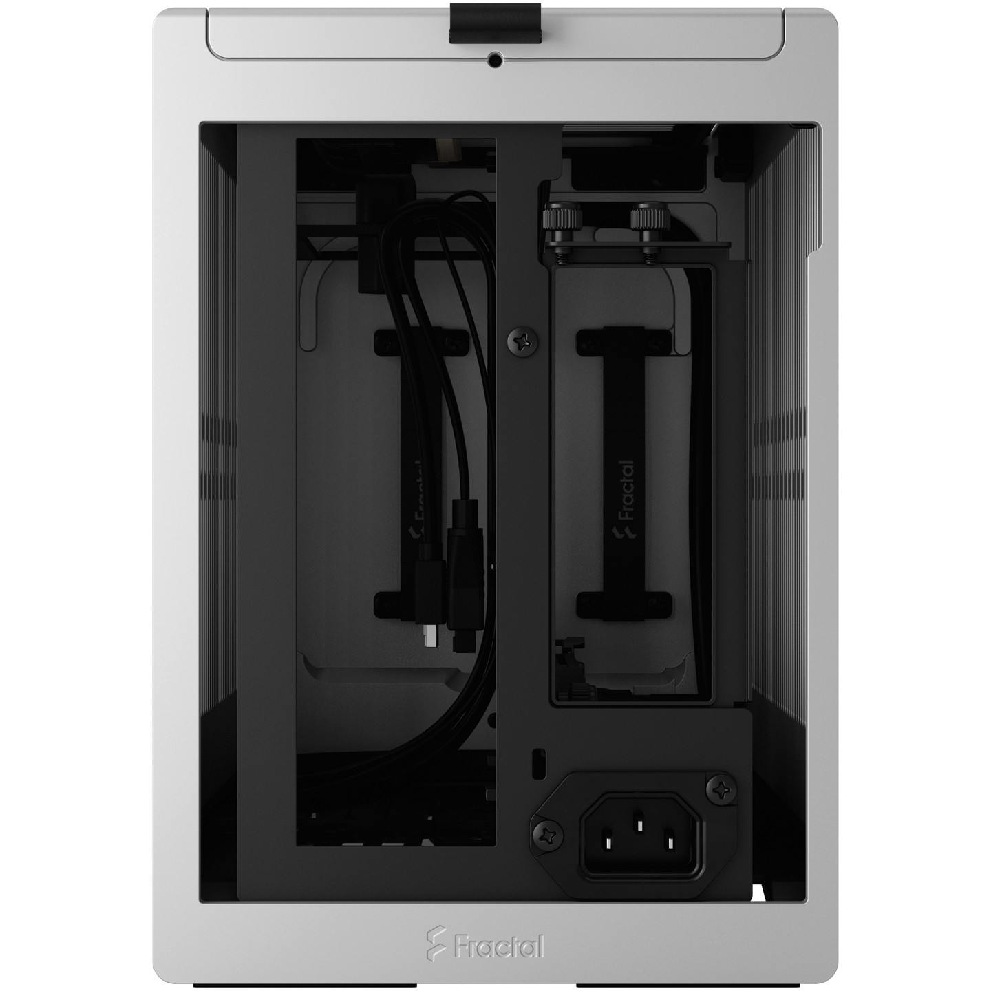 Kućište za PC FRACTAL DESIGN Terra Silver mITX (Aluminij, drvo, SFX, SFX-L, 3 utora za proširenje, 2x 2,5" SSD, 1x USB 3.0, 1x USB 3.2 Gen 2 Type-C)-17