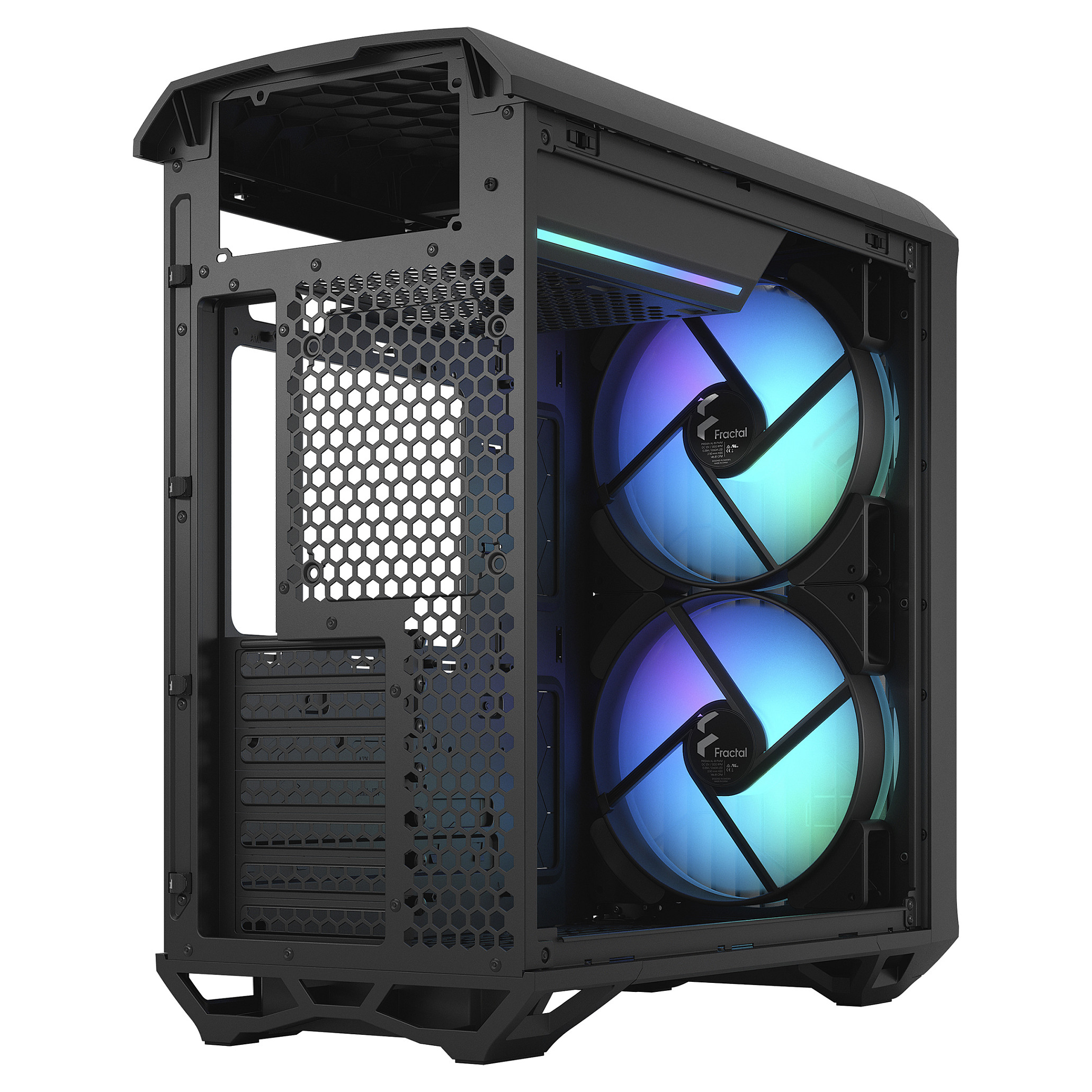 Kućište FRACTAL DESIGN Torrent Compact (rgb, tg light, crno)-8