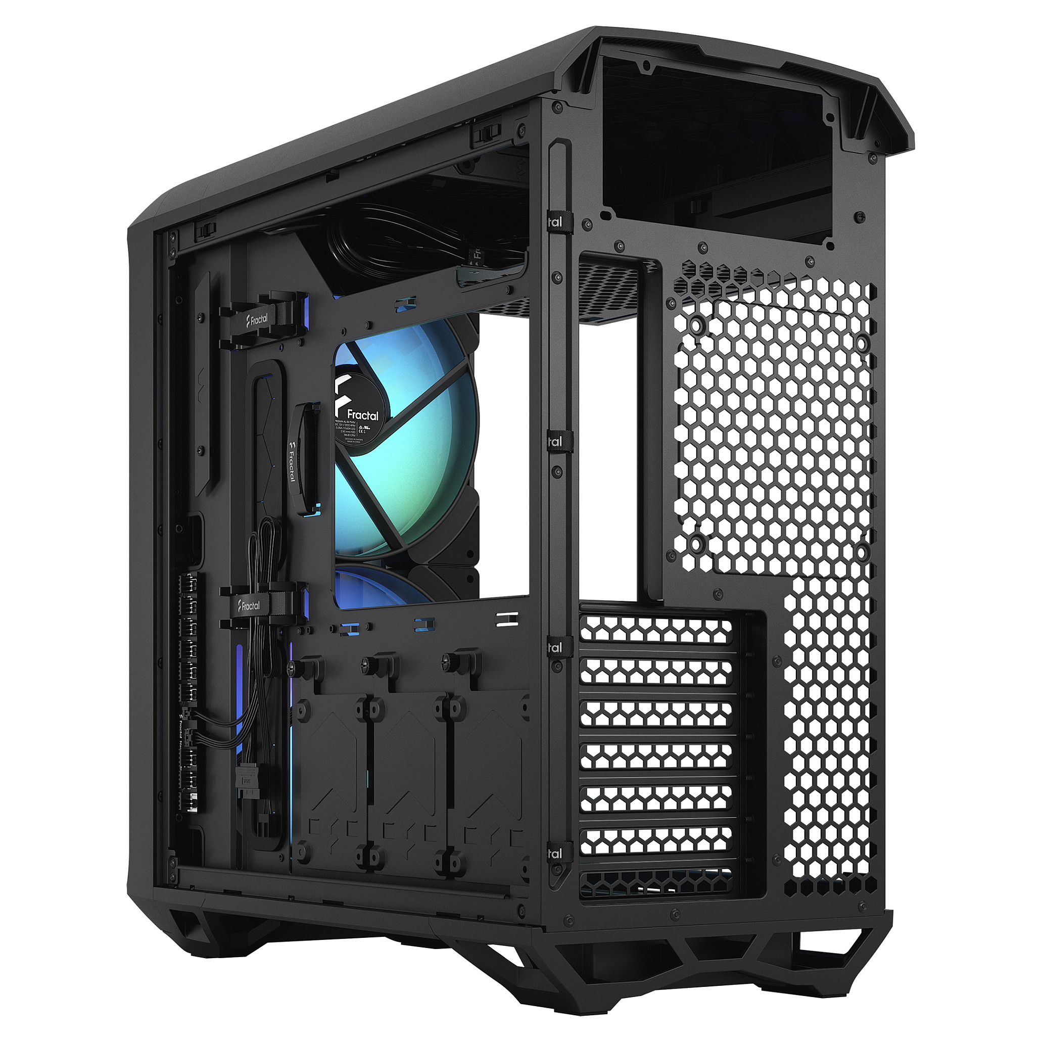 Kućište FRACTAL DESIGN Torrent Compact (rgb, tg light, crno)-9